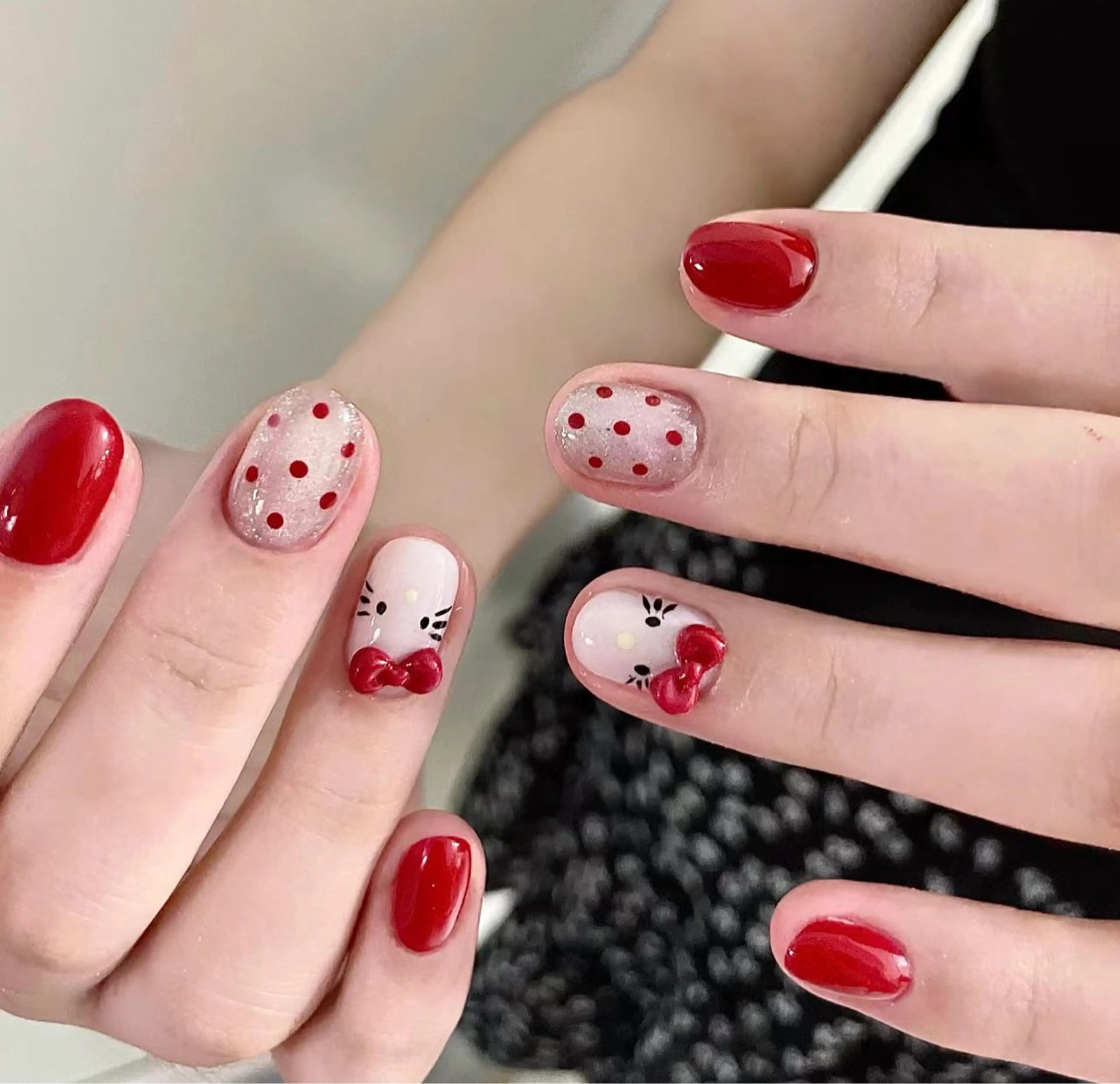 ネイル ドット シンプルネイル BabyYouMi nailのネイルデザイン