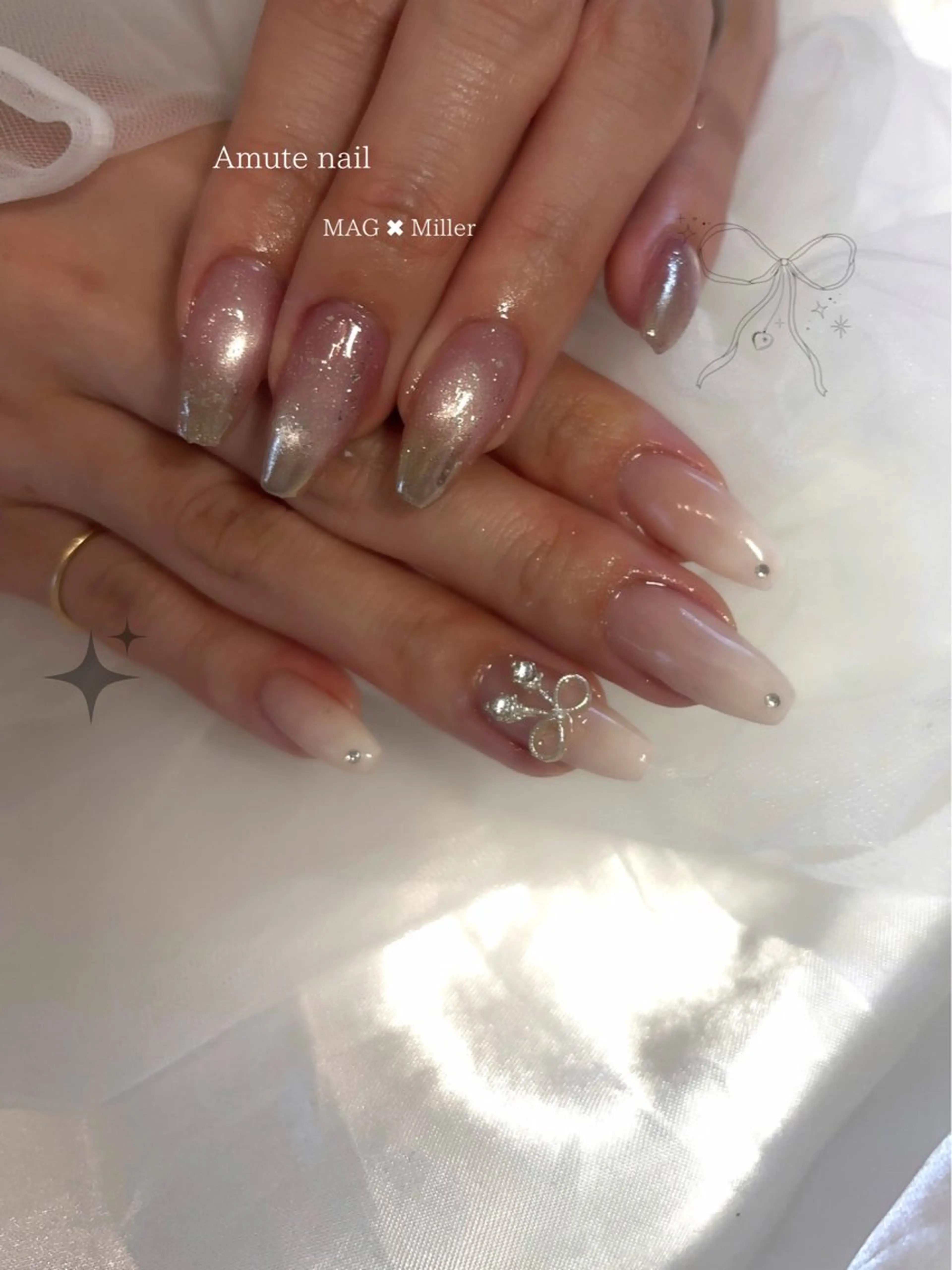 ネイル ハンドネイル Amute nailのネイルデザイン