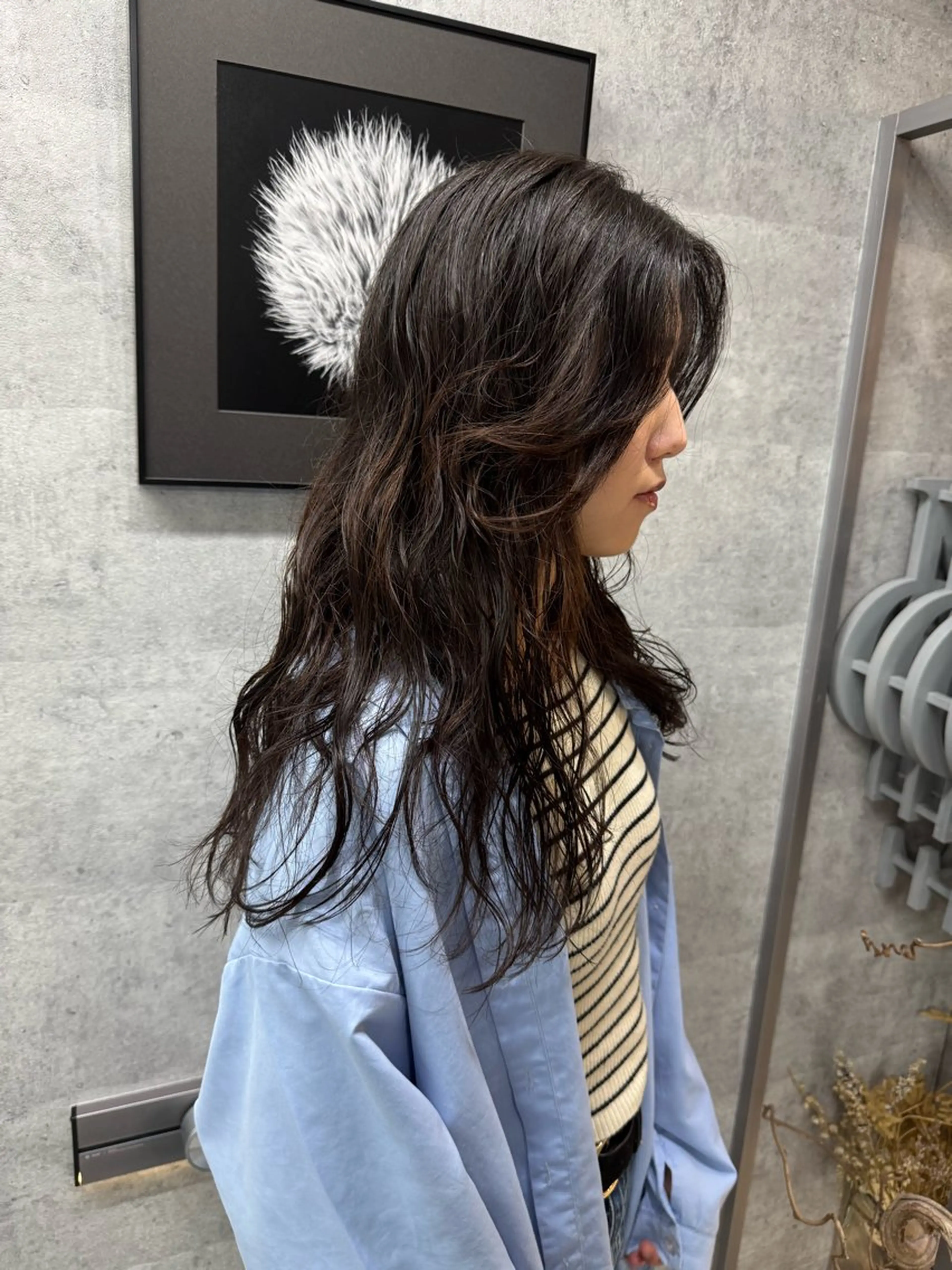 ロング パーマ あなたのお悩み改善" You"💚❤️💛のヘアスタイル