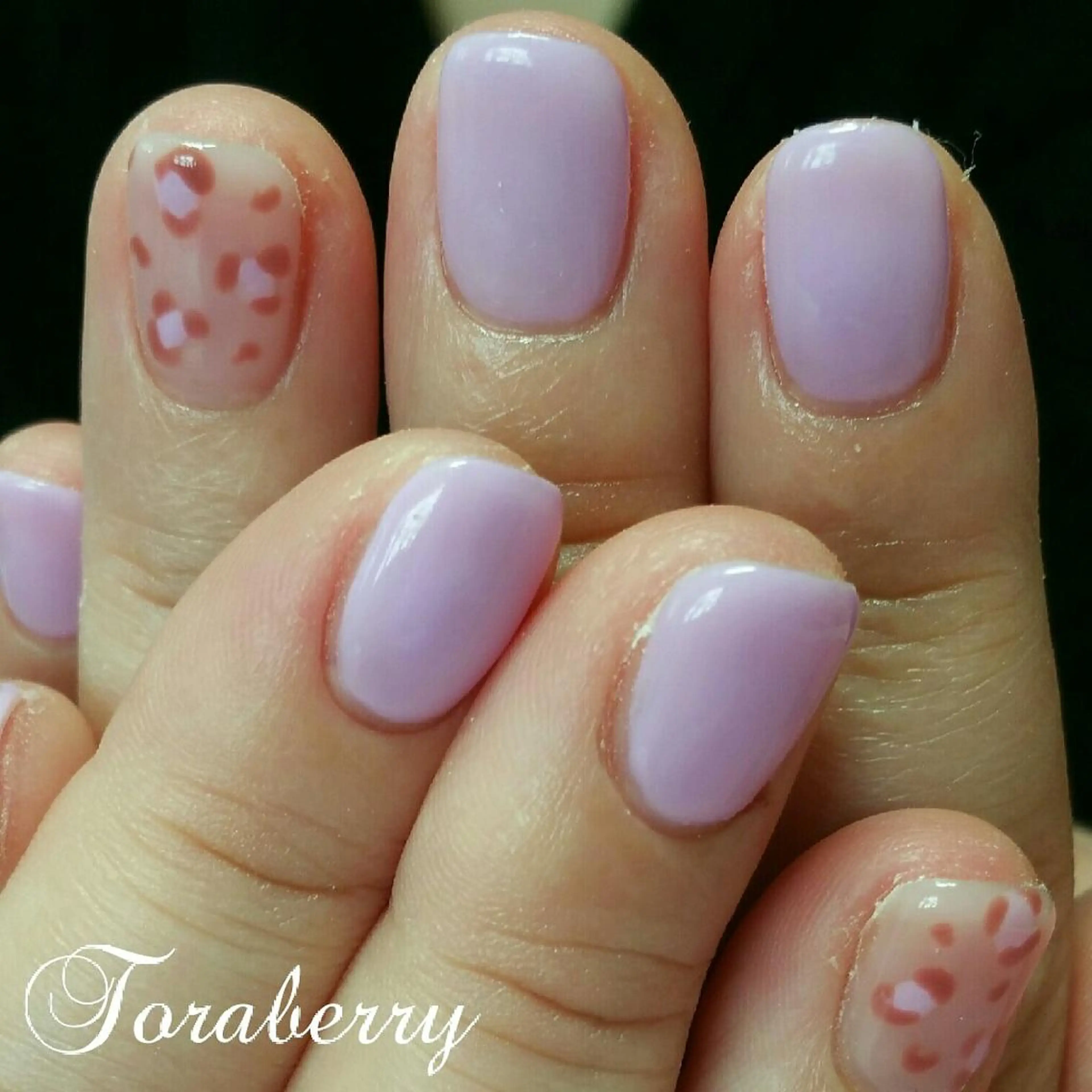 ネイル アニマル柄 ハンドネイル ネイリスト なつみのネイルデザイン