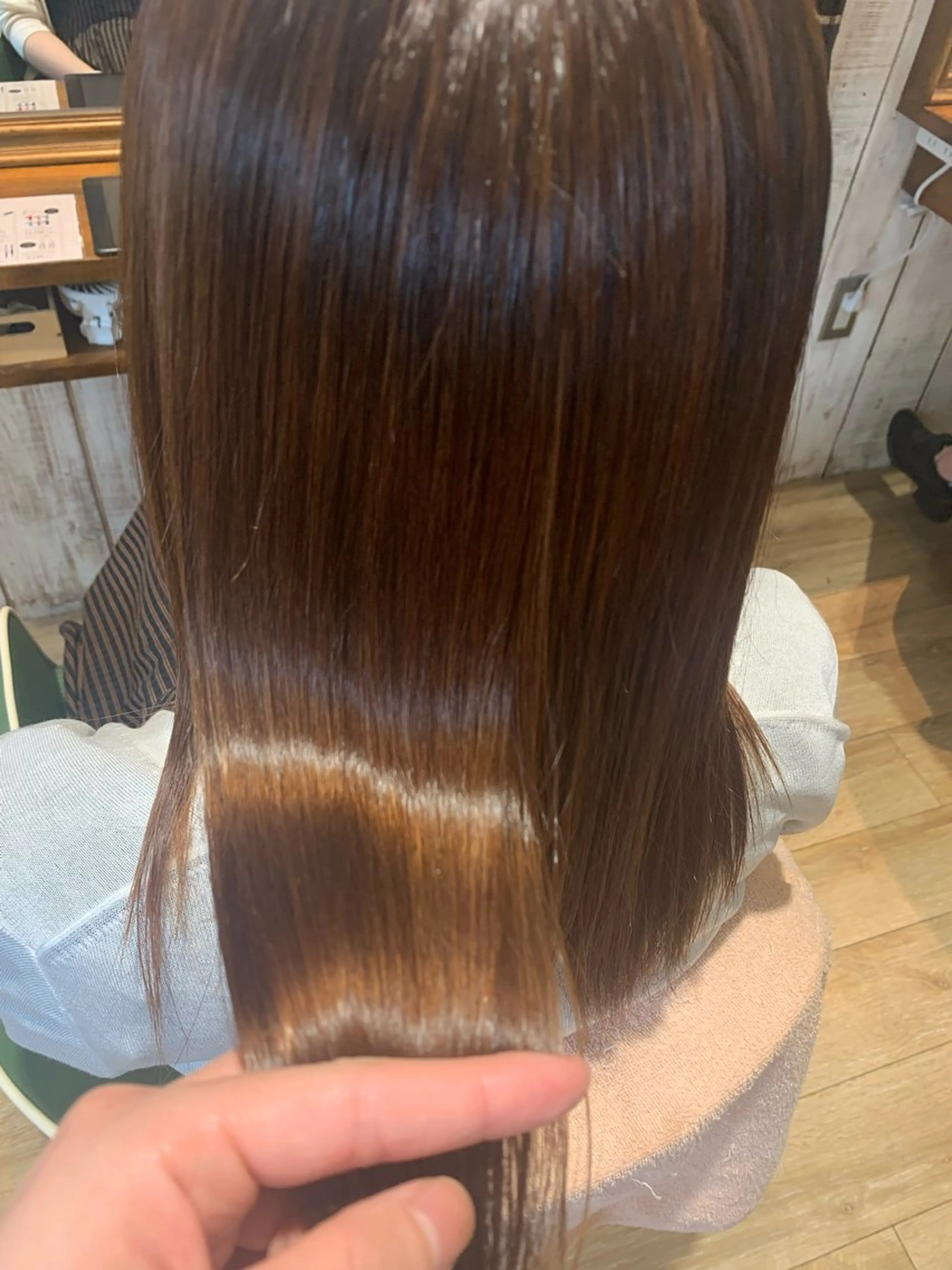 セミロング 縮毛矯正 トリートメント I-CON所属・髪質改善/美髪のプ口 中島みきのヘアスタイル