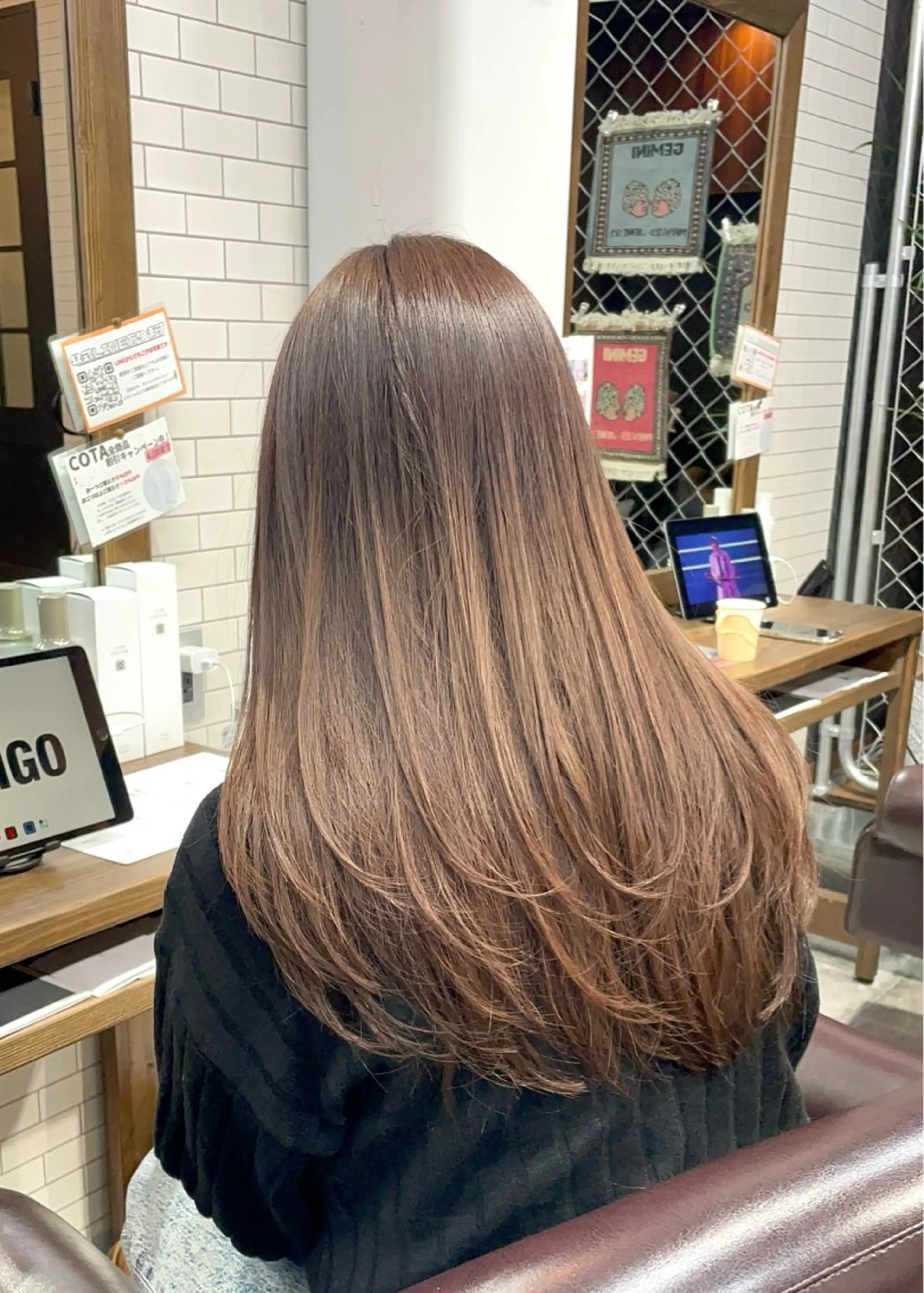 ロング レイヤーカット HairSalonAMIGO所属・田中 郁人のヘアスタイル
