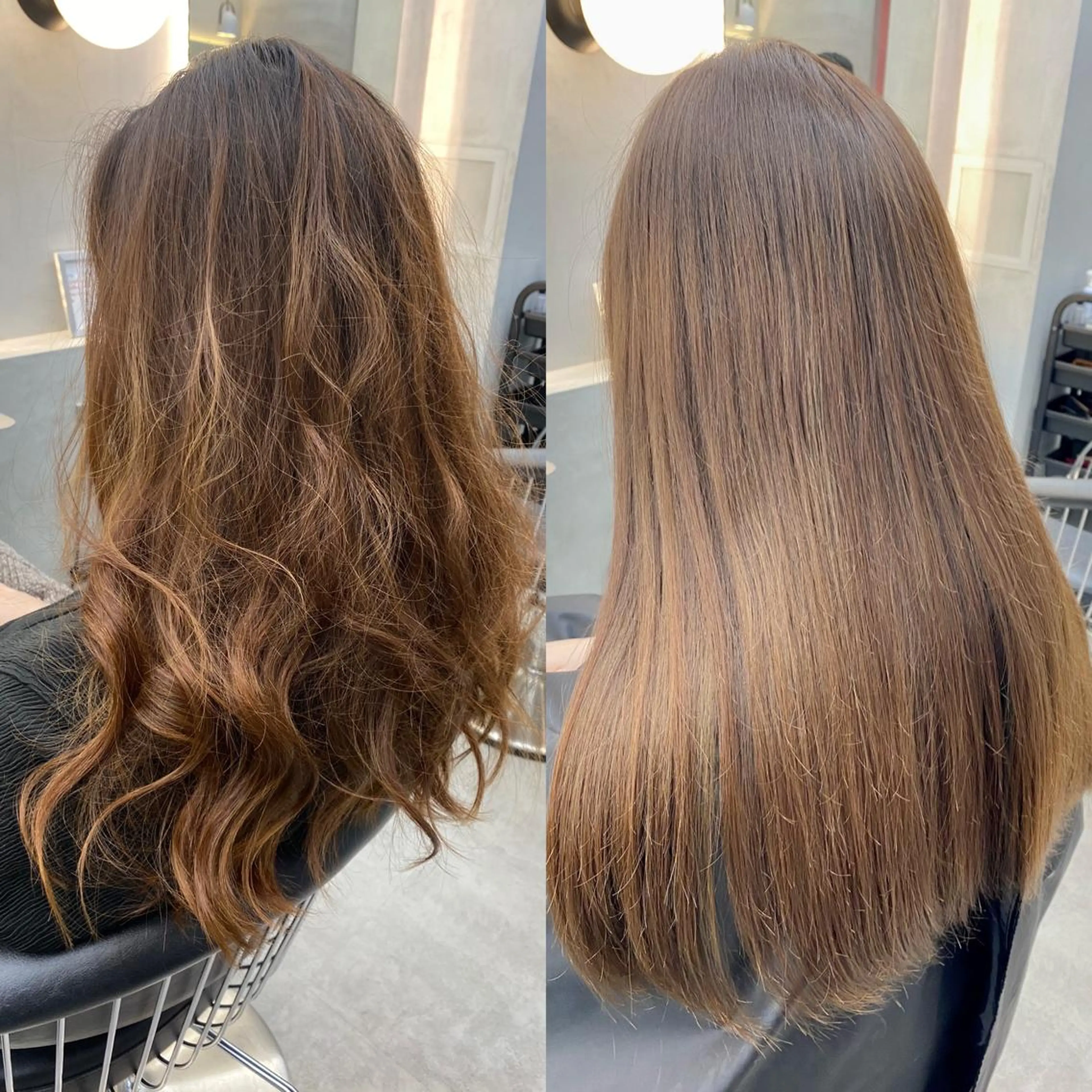 ロング カラー カット ヘアカラー 縮毛矯正 トリートメント 韓国ヘア/レイヤー/ 縮毛矯正🫧伊勢のヘアスタイル