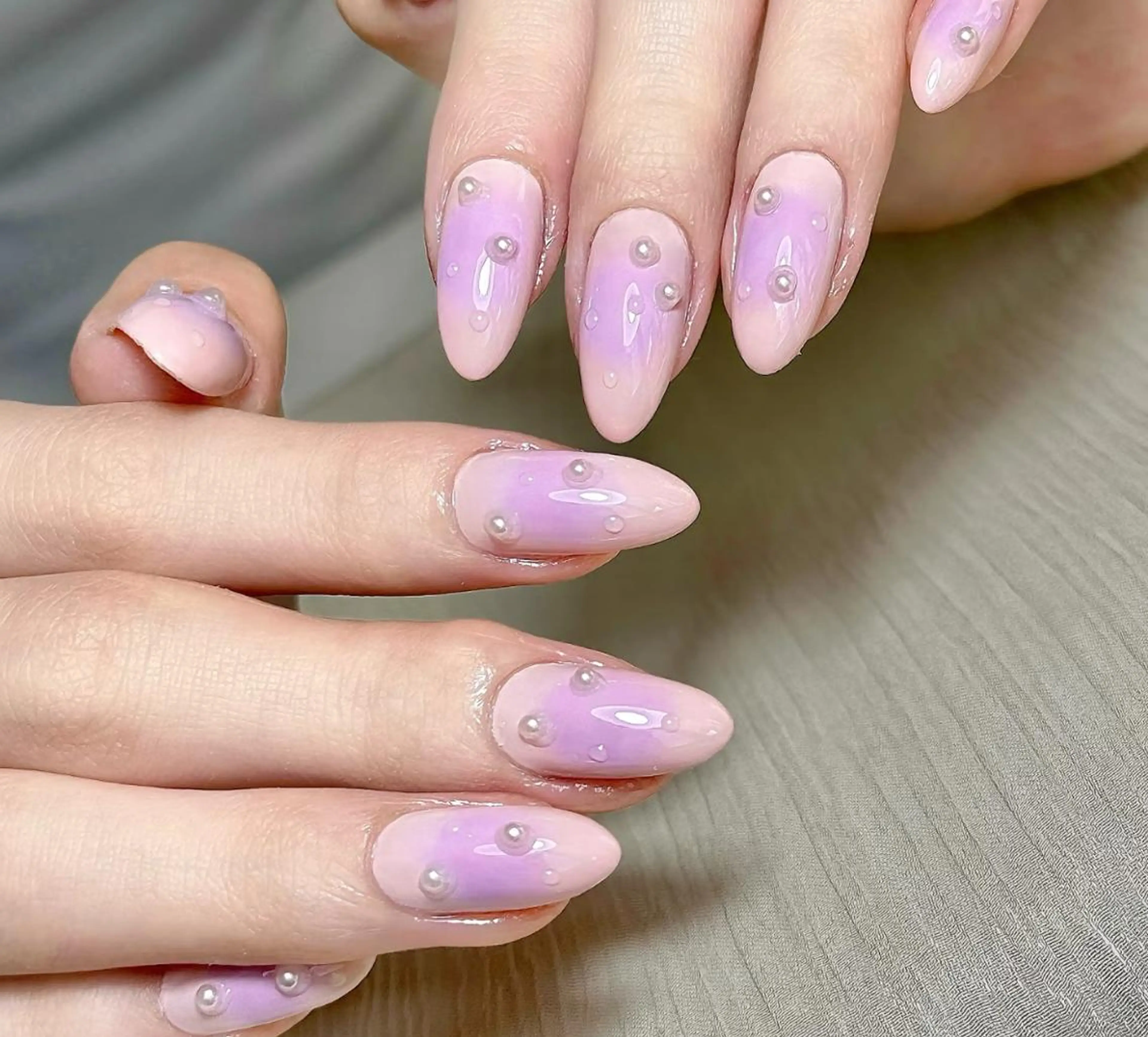 ネイル ハンドネイル By moonネイル 🌷ワンホン/韓国風のネイルデザイン