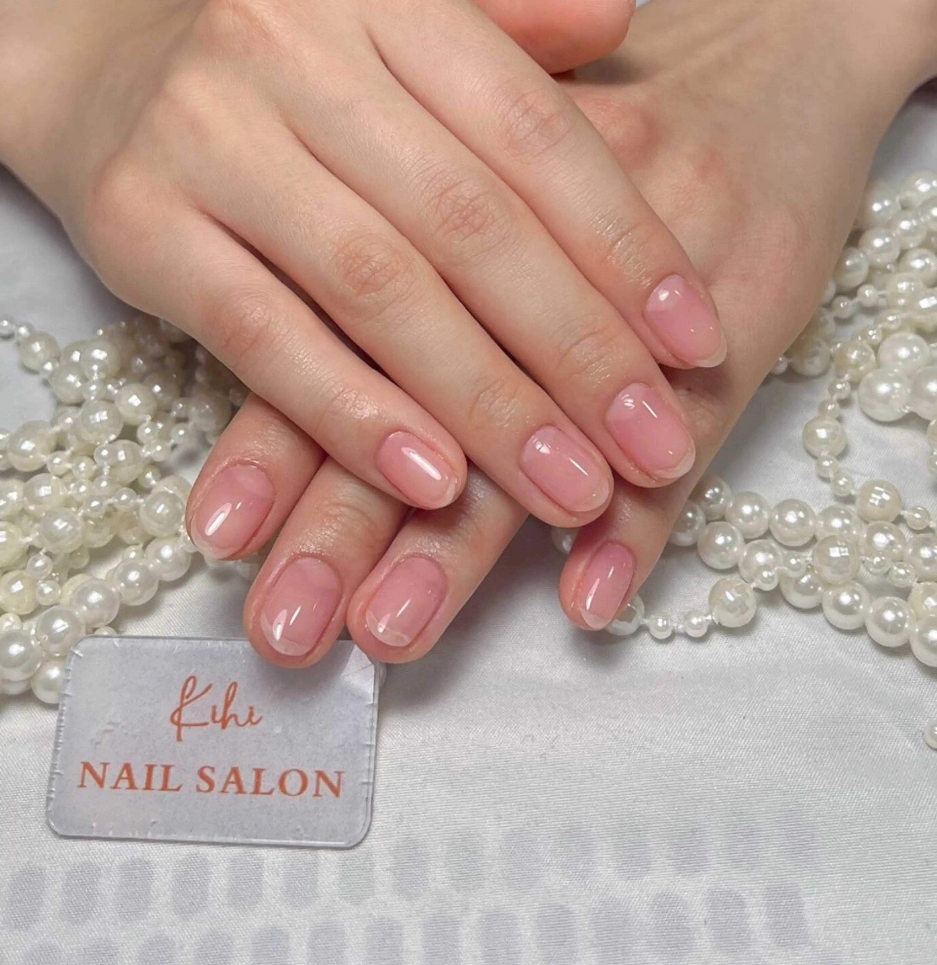 ネイル アートネイル フレンチネイル ジェルネイル グラデーション 韓国ネイル 村中 ハナのネイルデザイン