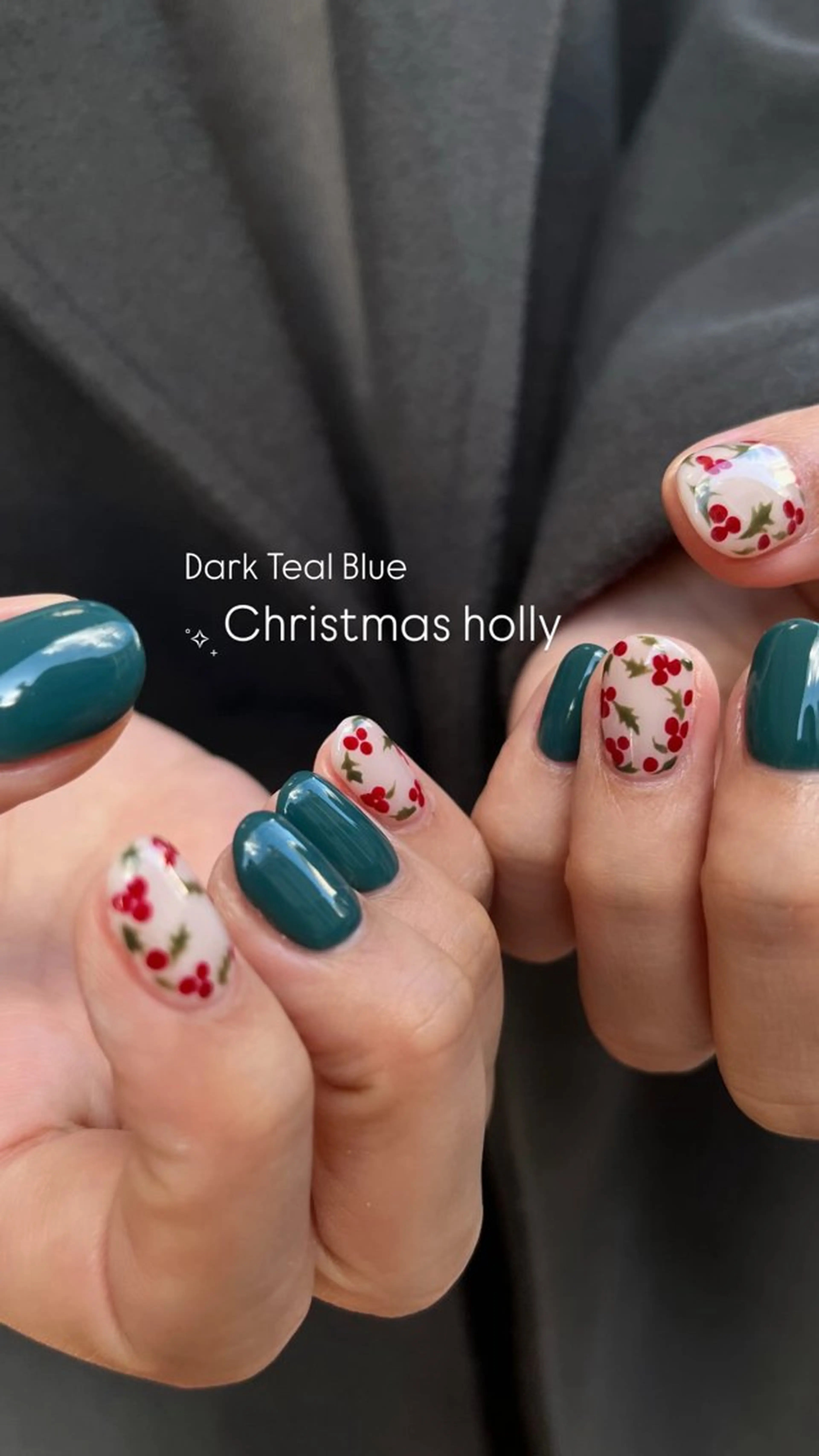 ネイル 冬ネイル クリスマス ハンドネイル ballie／小野原 なつみのネイルデザイン