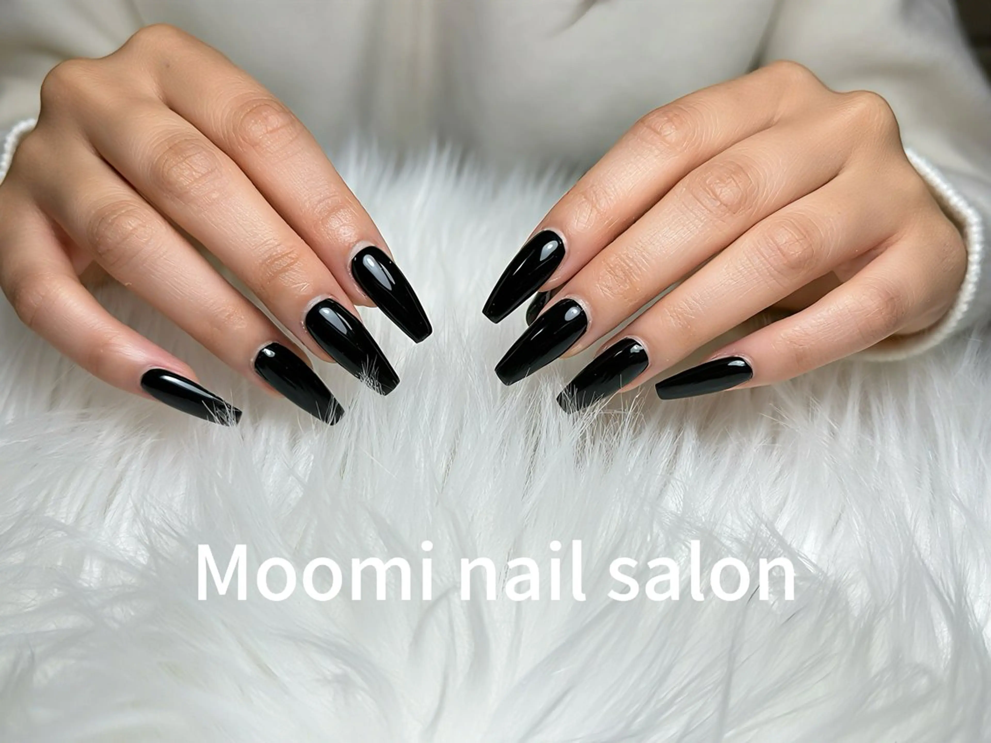 ロング ハンドネイル Moomi nail salonのネイルデザイン