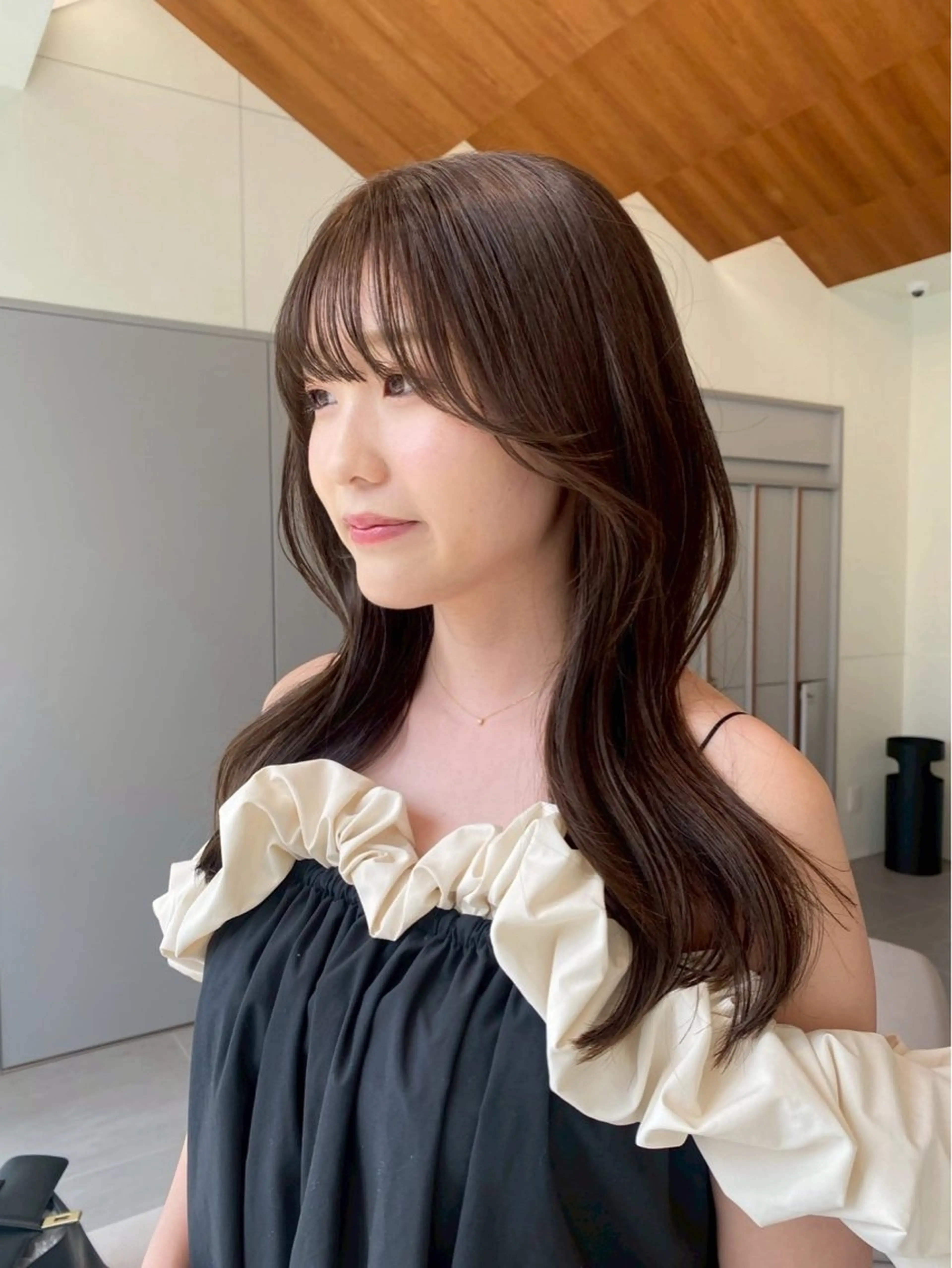 🎟️1日2名の特別クーポン🎟️カット+透明感カラー+潤いトリートメント🫧 髪質改善/暖色カラー/ミニモ学割/韓国の写真