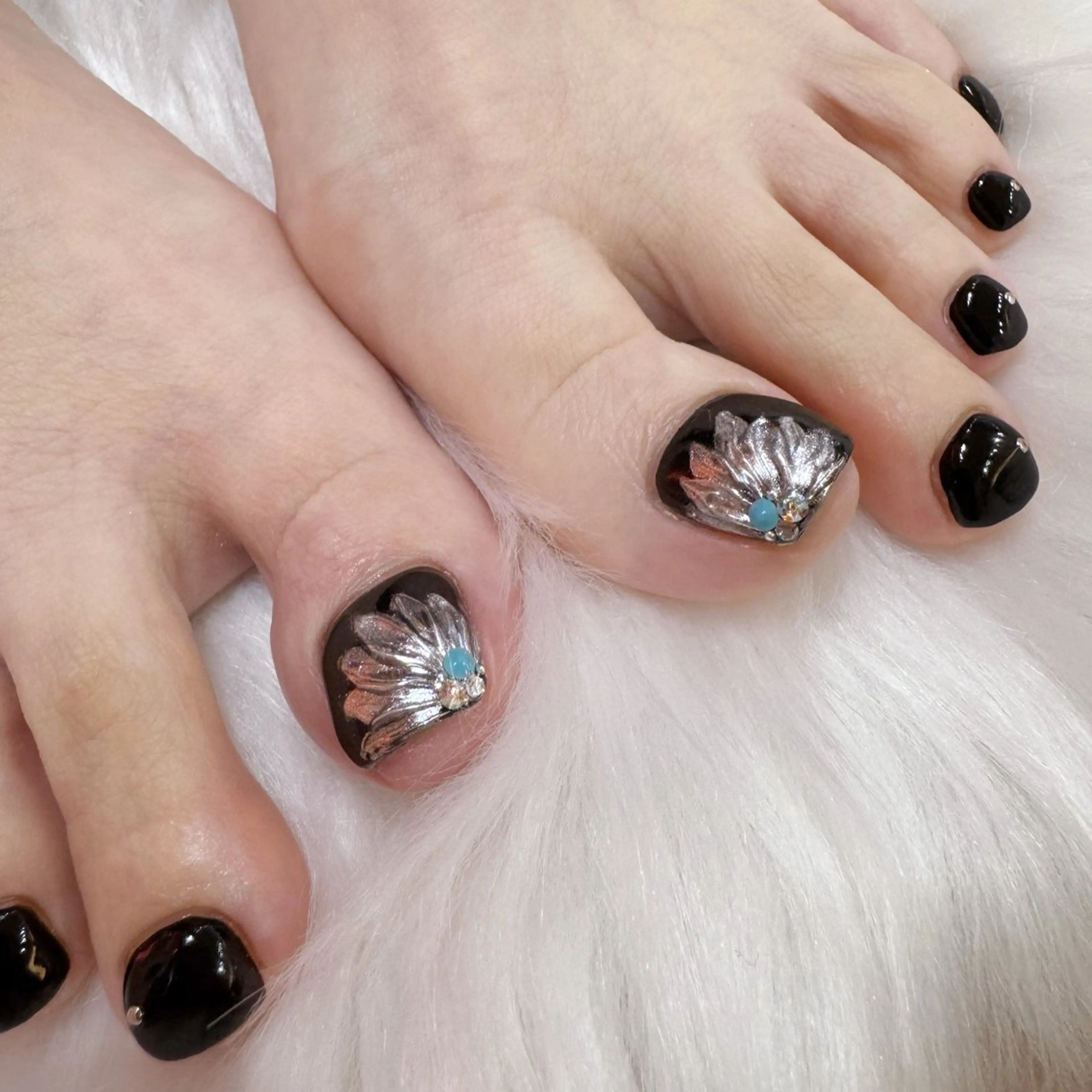 フットネイル(ワンカラー)                                オフありの写真