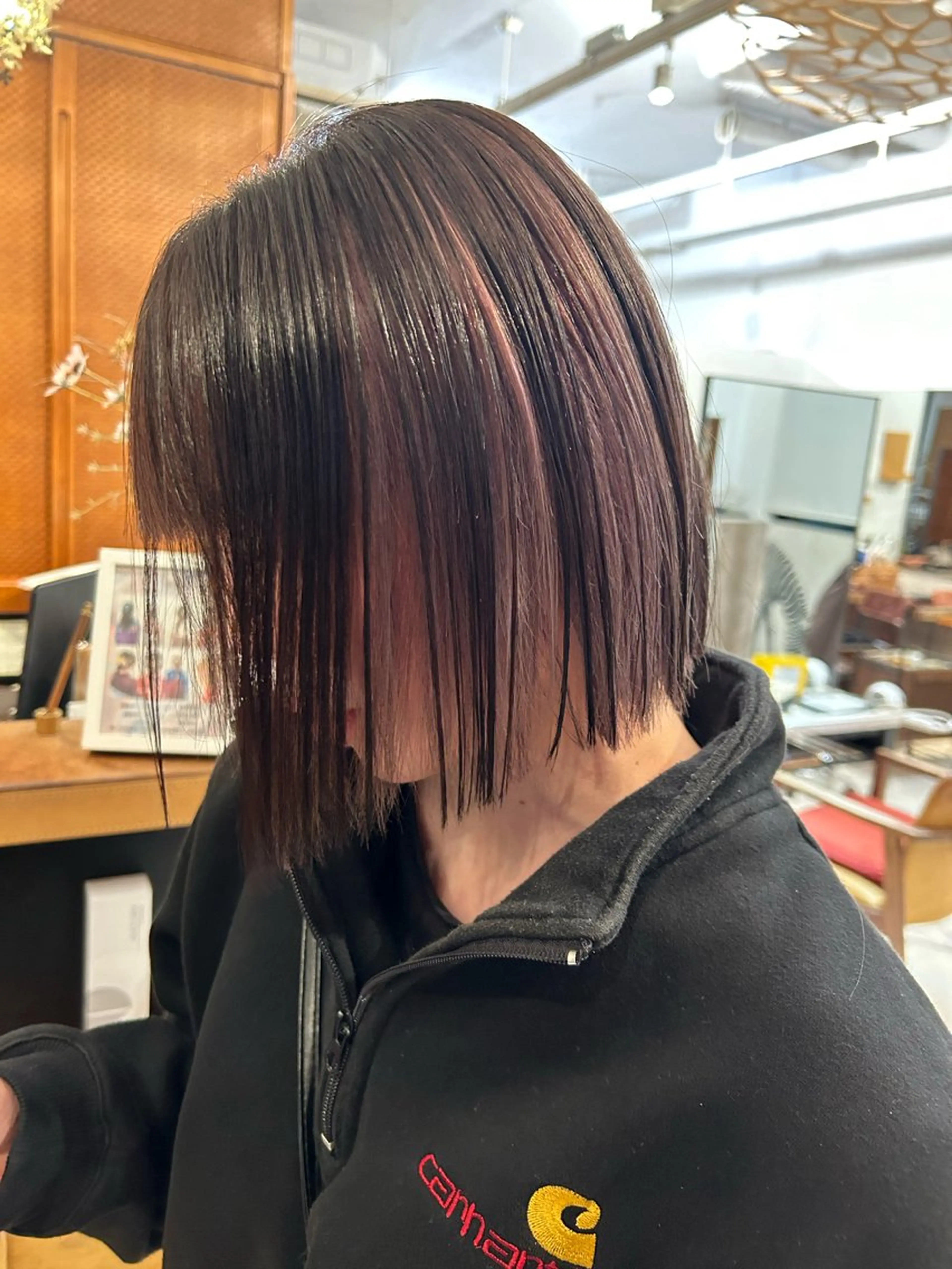 ミディアム カラー ヘアカラー 艶カラー/耳つぼ/ 渡辺奈緒のその他イメージ