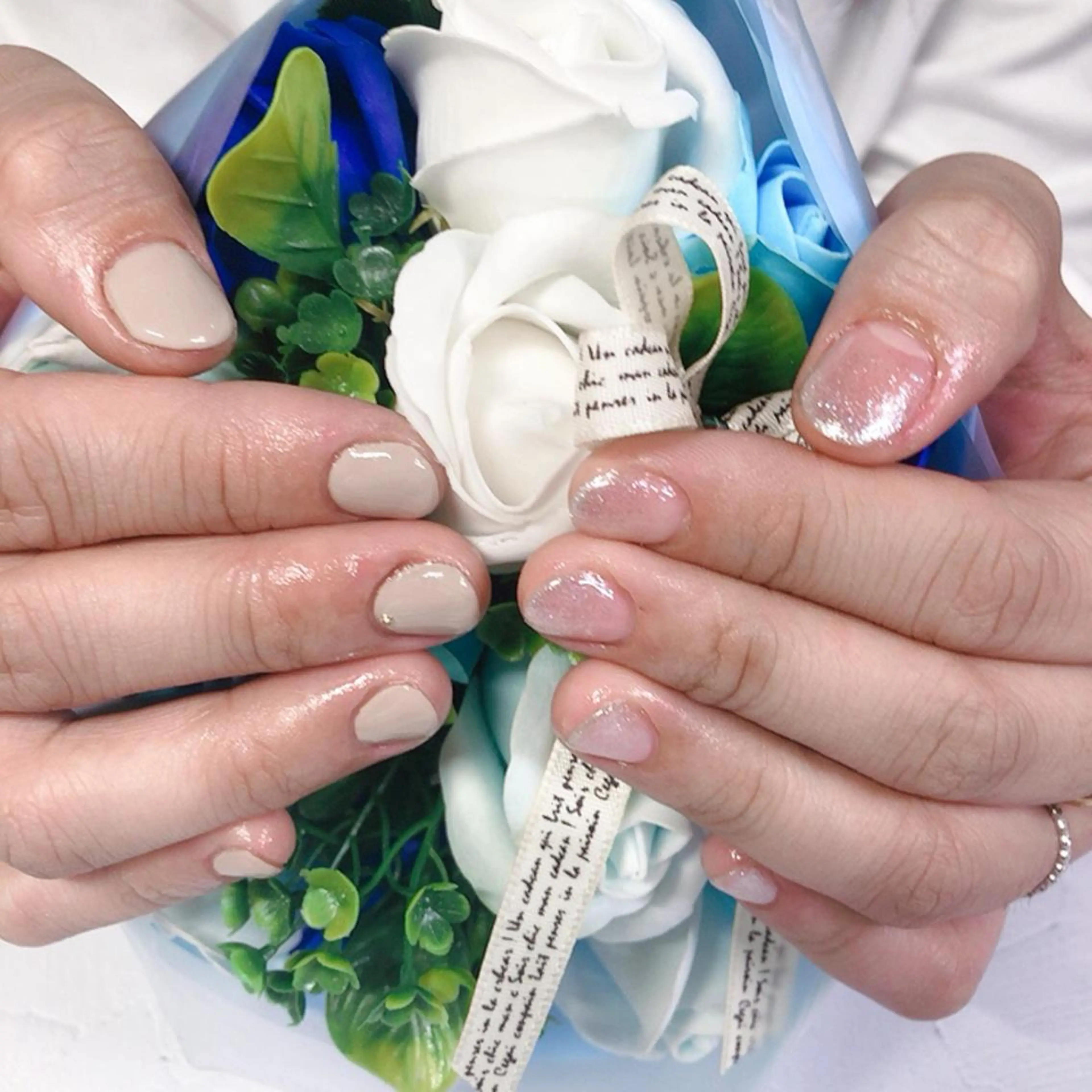 ネイル ワンカラーネイル 奥園 良恵のネイルデザイン