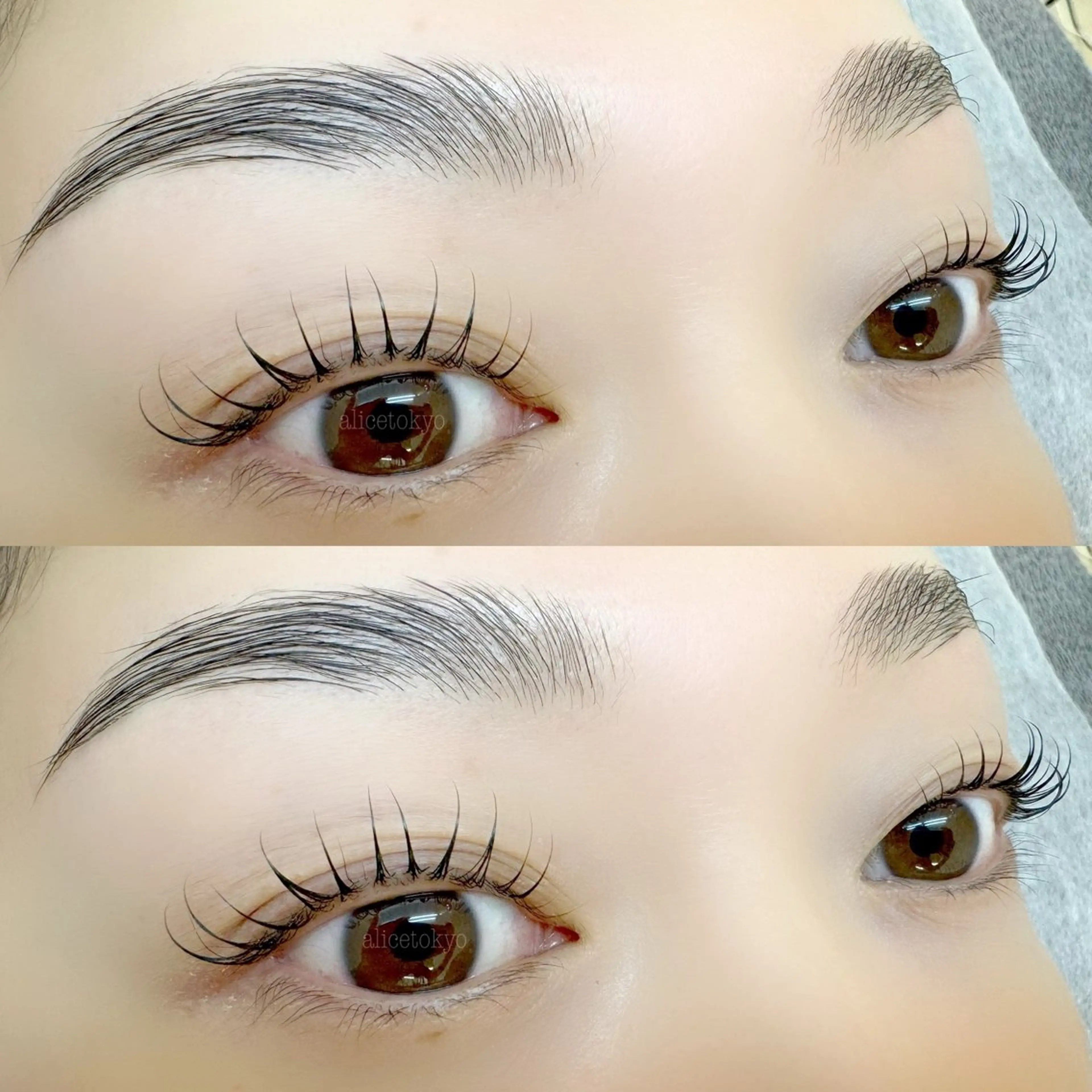 マツエク・マツパ 一重×まつ毛パーマ Simple joy ⭐️SAKIのマツエク・マツパデザイン