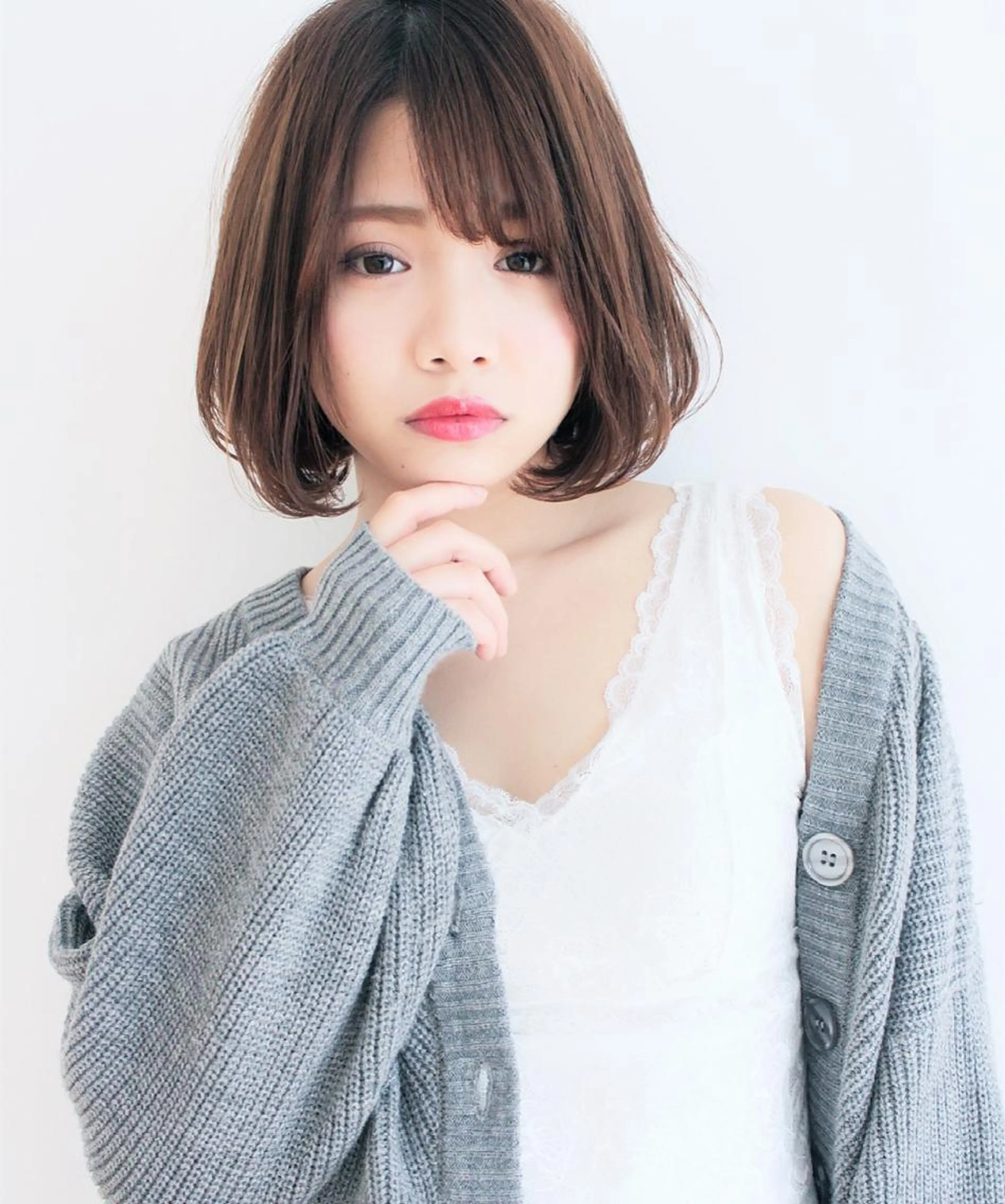 【ご来店2回目の方限定クーポン】カット＋透明感カラー＋3種トリートメントの写真