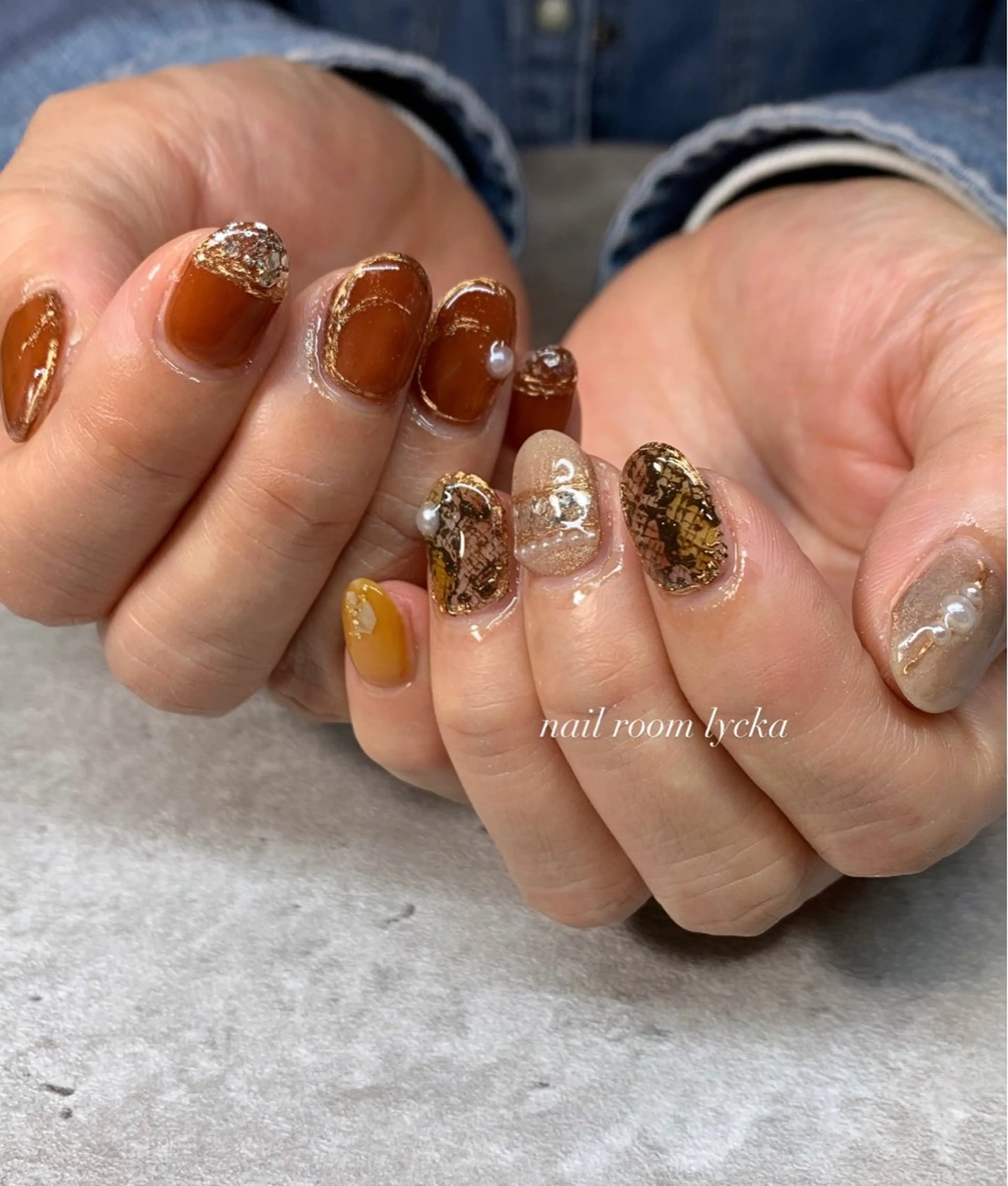 ネイル ﾈｲﾙﾙｰﾑﾘｯｶ 𝐦𝐚𝐲𝐮のネイルデザイン