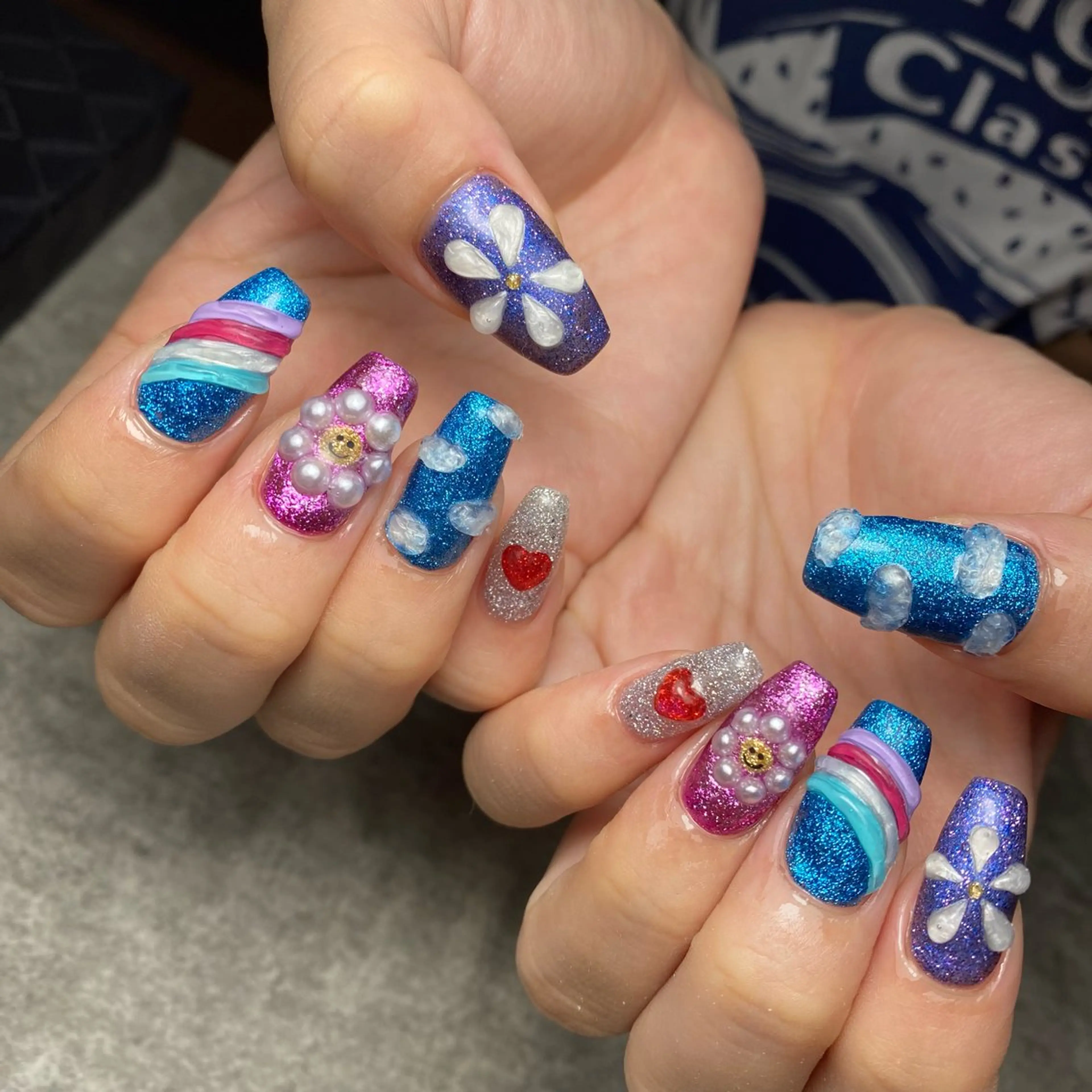 ネイル アートネイル フラワーネイル ハンドネイル yuki nail...のネイルデザイン