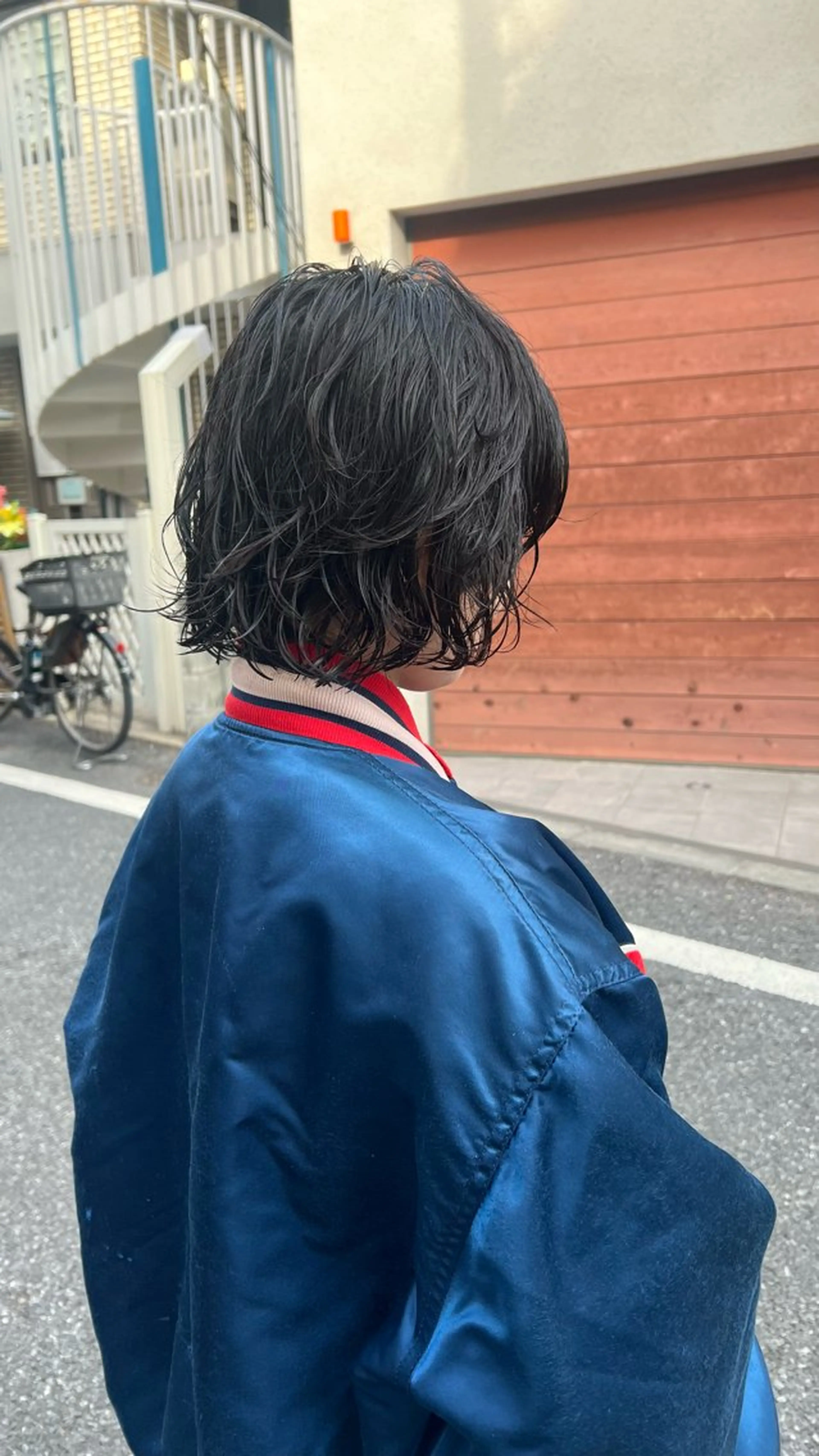 ショート パーマ ボブ コテ巻き風パーマ SHONOのヘアスタイル