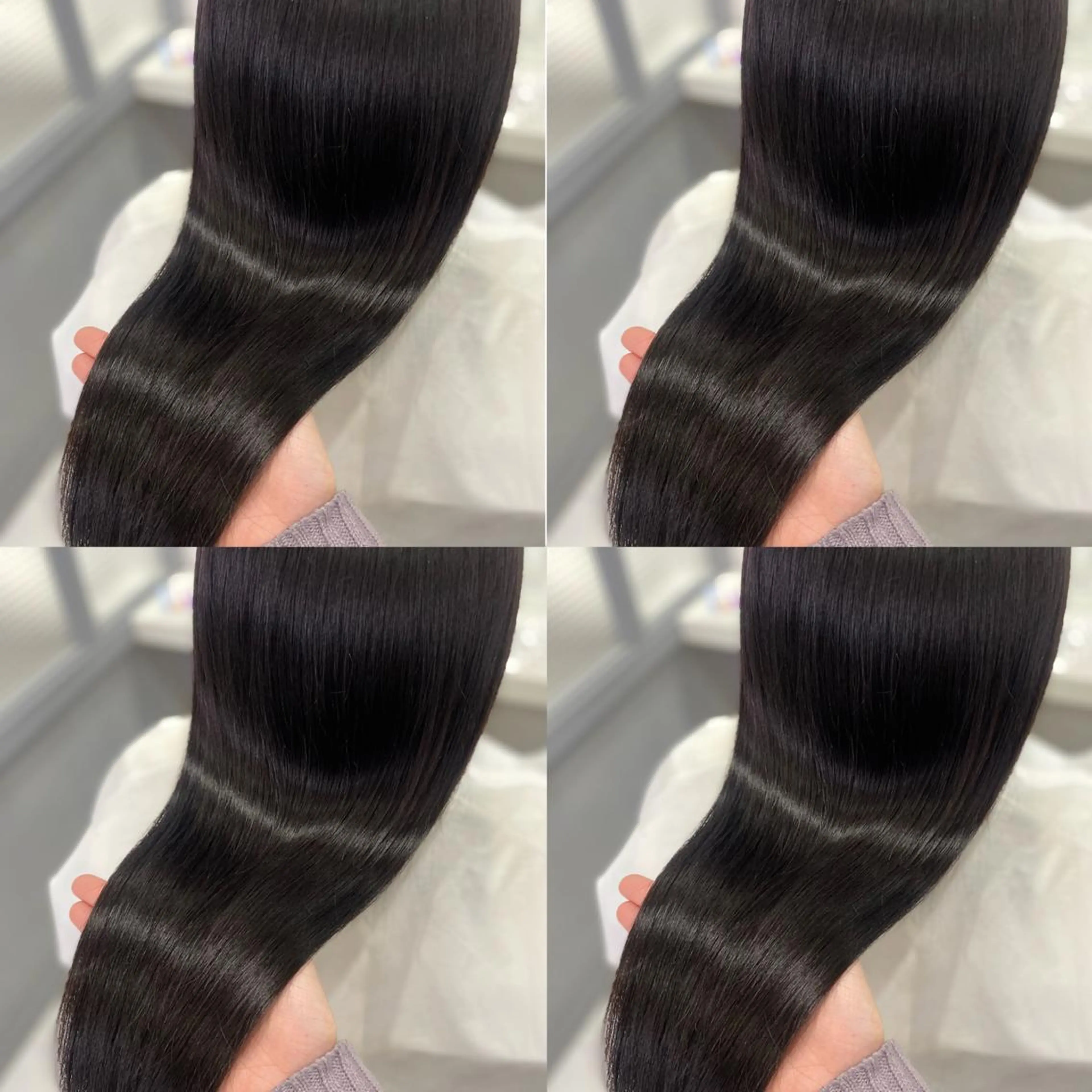 ロング カラー カット ヘアカラー 髪質改善×矯正🫧 韓国ヘアasamiのヘアスタイル