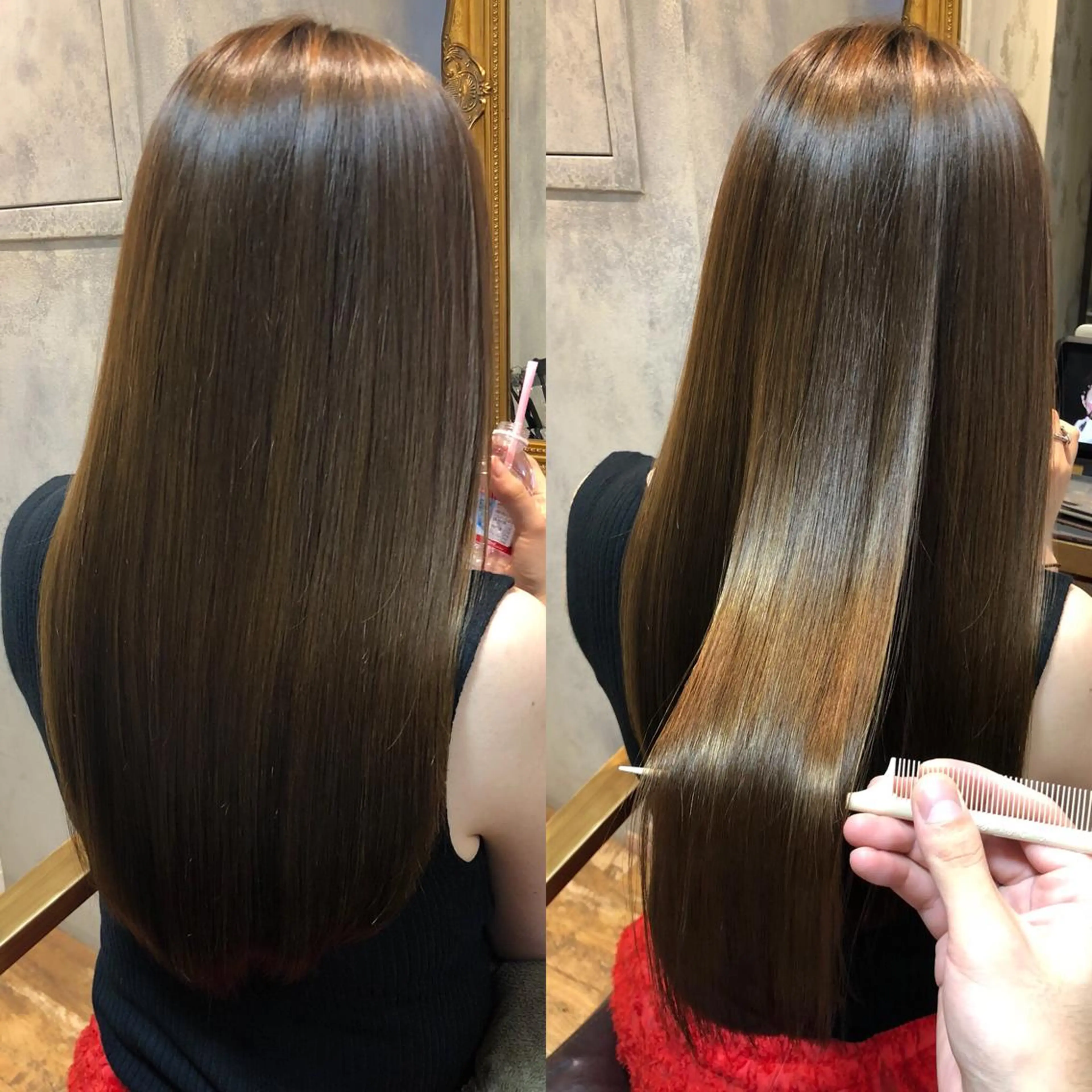 ロング 髪質改善 トリートメント 酸熱トリートメント カット トリートメント 髪質改善くすみカラー 🍀/石川大輔のヘアスタイル