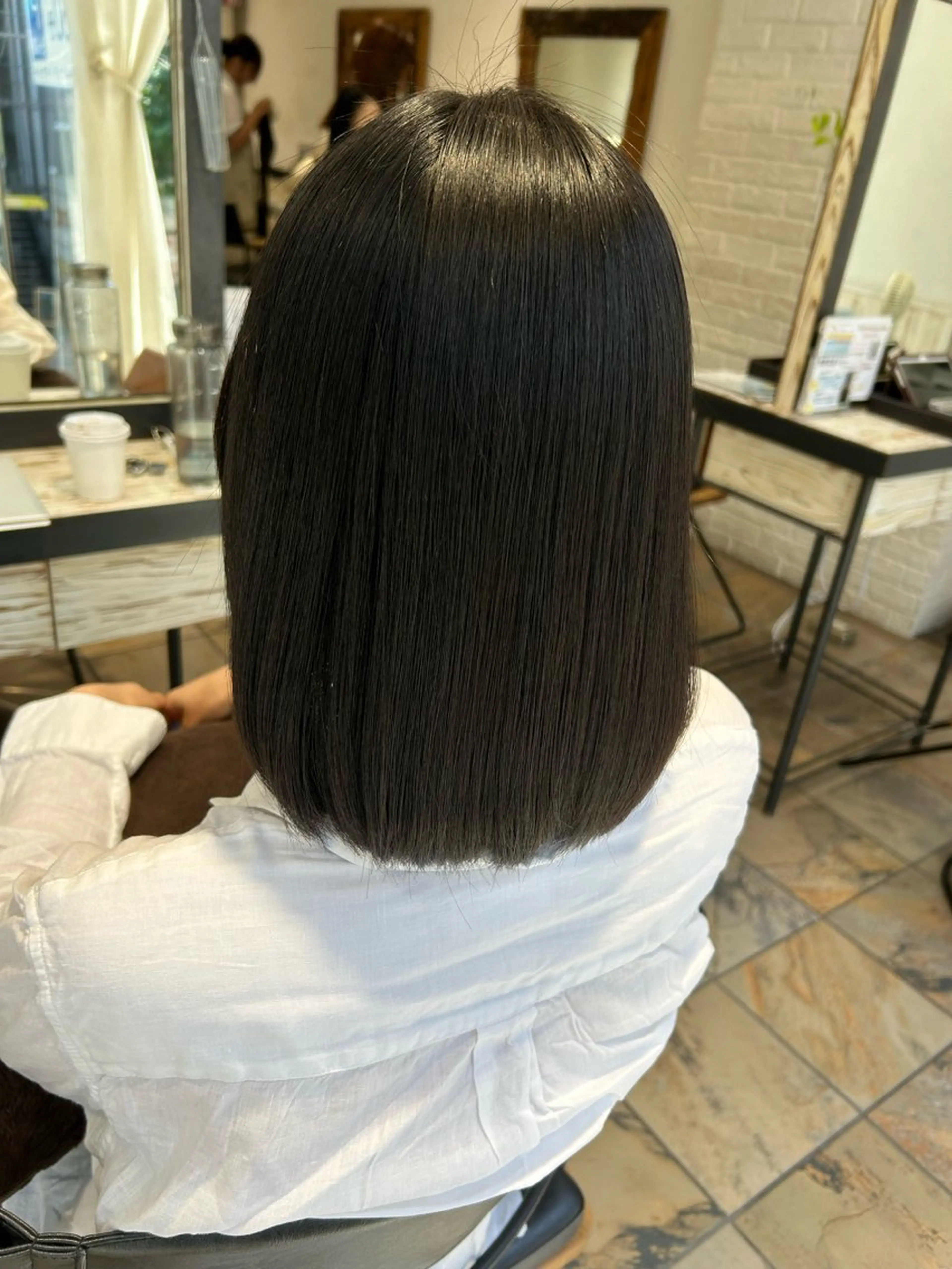 ミディアム パーマ 佐竹 こいきのヘアスタイル