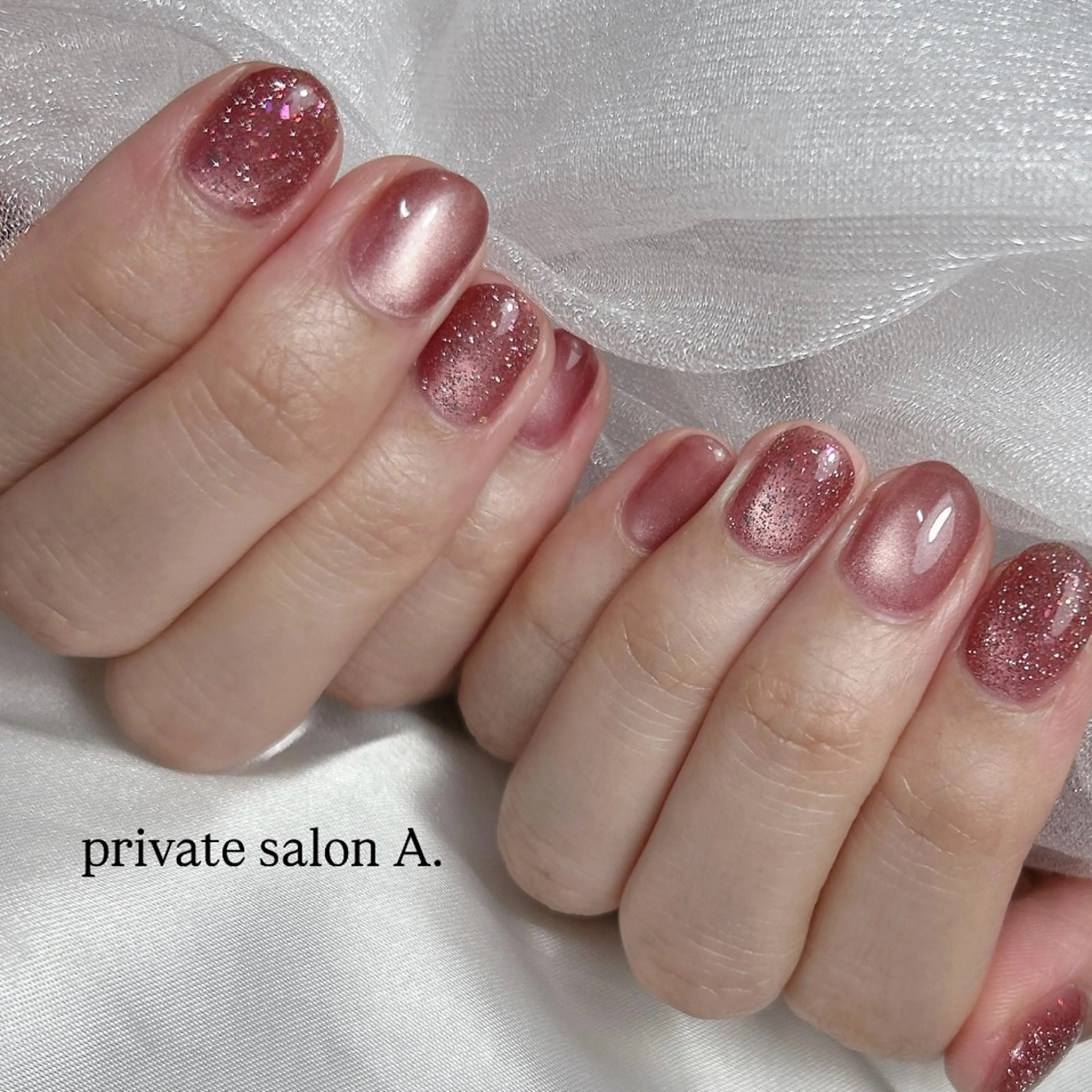 ネイル フラッシュネイル マグネットネイル 木村 章惠のネイルデザイン