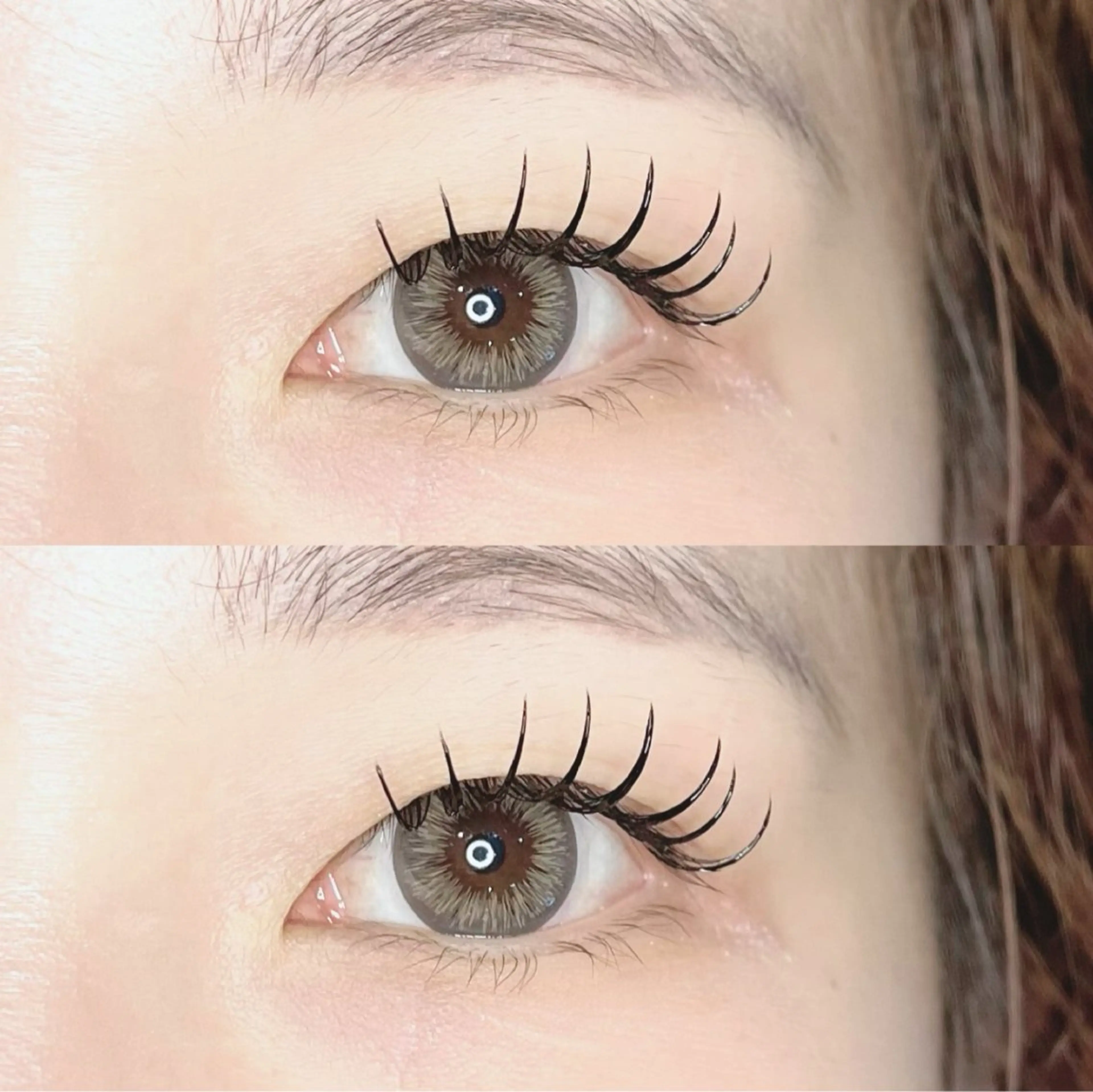 マツエク・マツパ フラットラッシュ 堀内 優衣💗パリジェンヌのマツエク・マツパデザイン