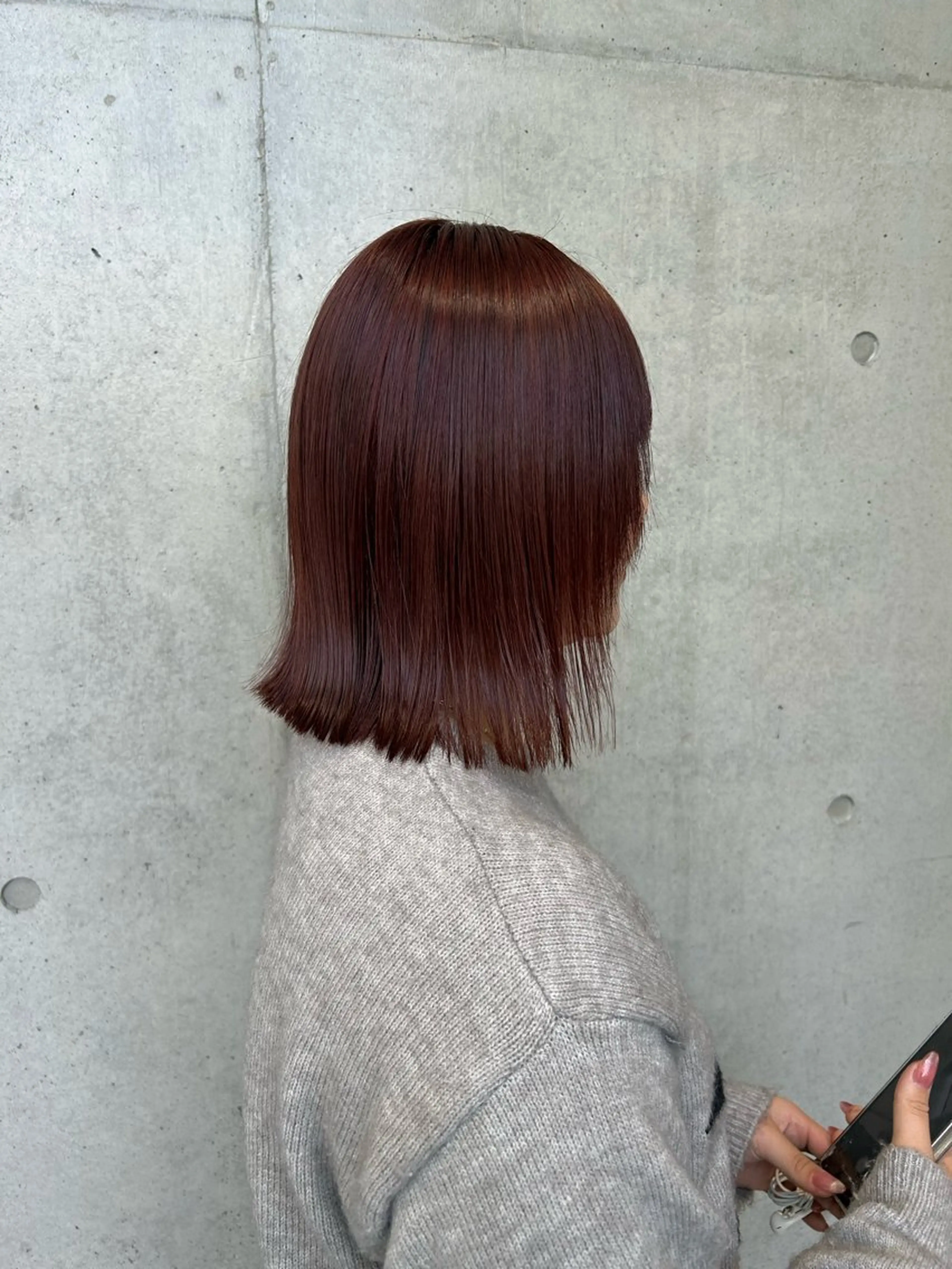 ショート カラー ヘアアレンジ ヘアカラー トリートメント ボブ艶モテカラー🫧 カリンのヘアスタイル