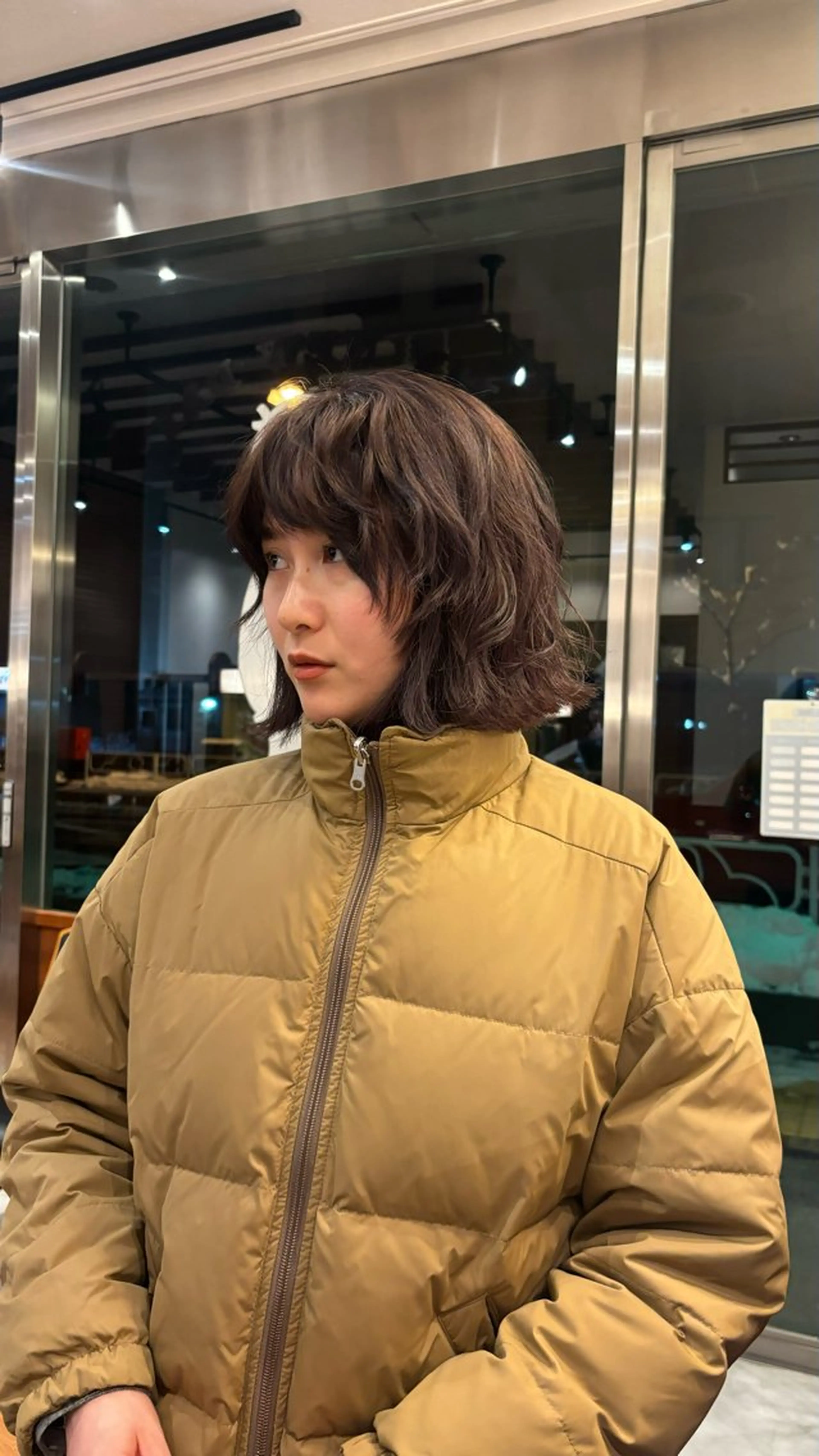 カラー ヘアカラー トリートメント SASAnagano 堀内未梨のヘアスタイル