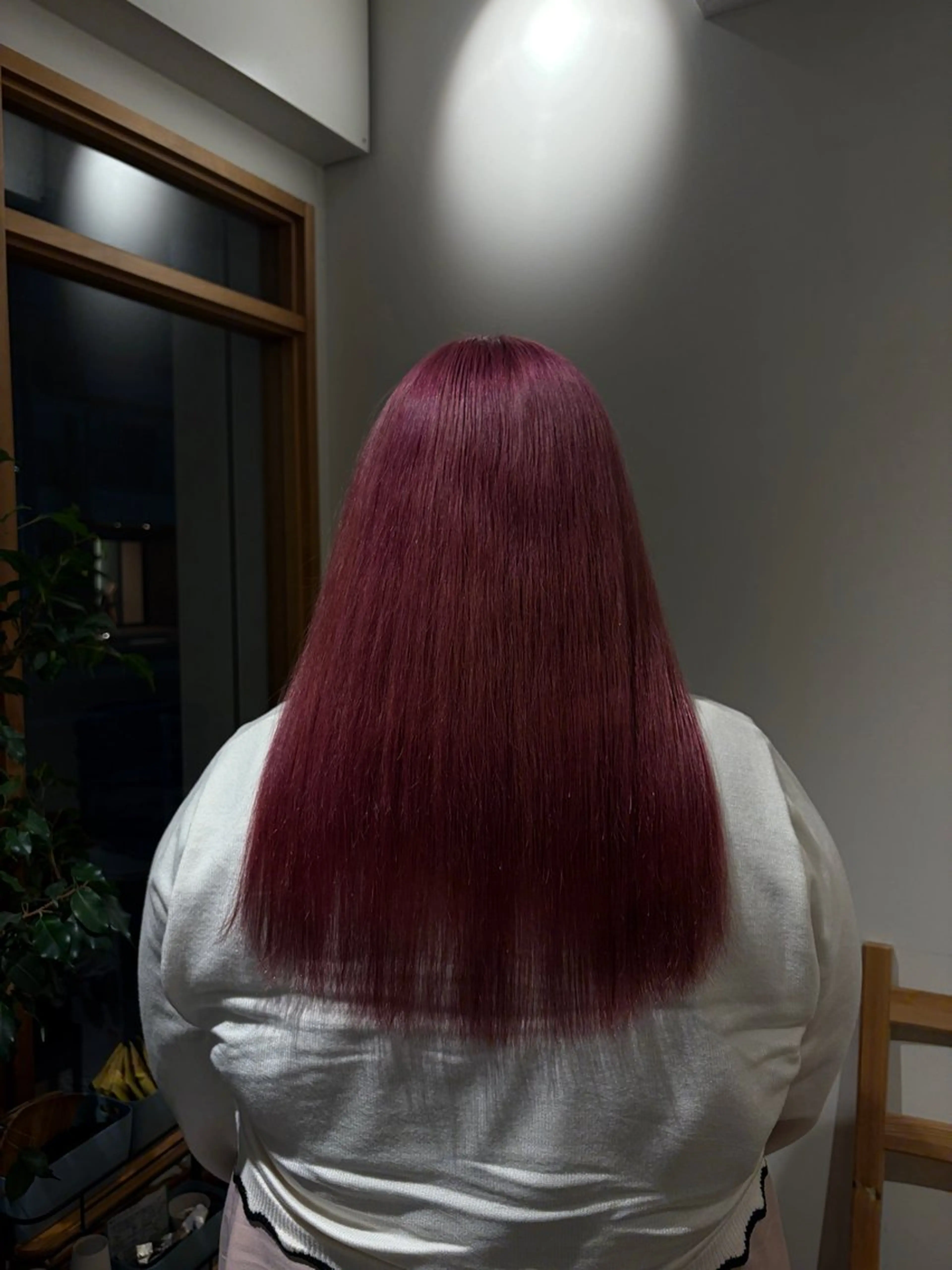 ロング カラー カット ヘアカラー トリートメント 荒井 茉凜のヘアスタイル