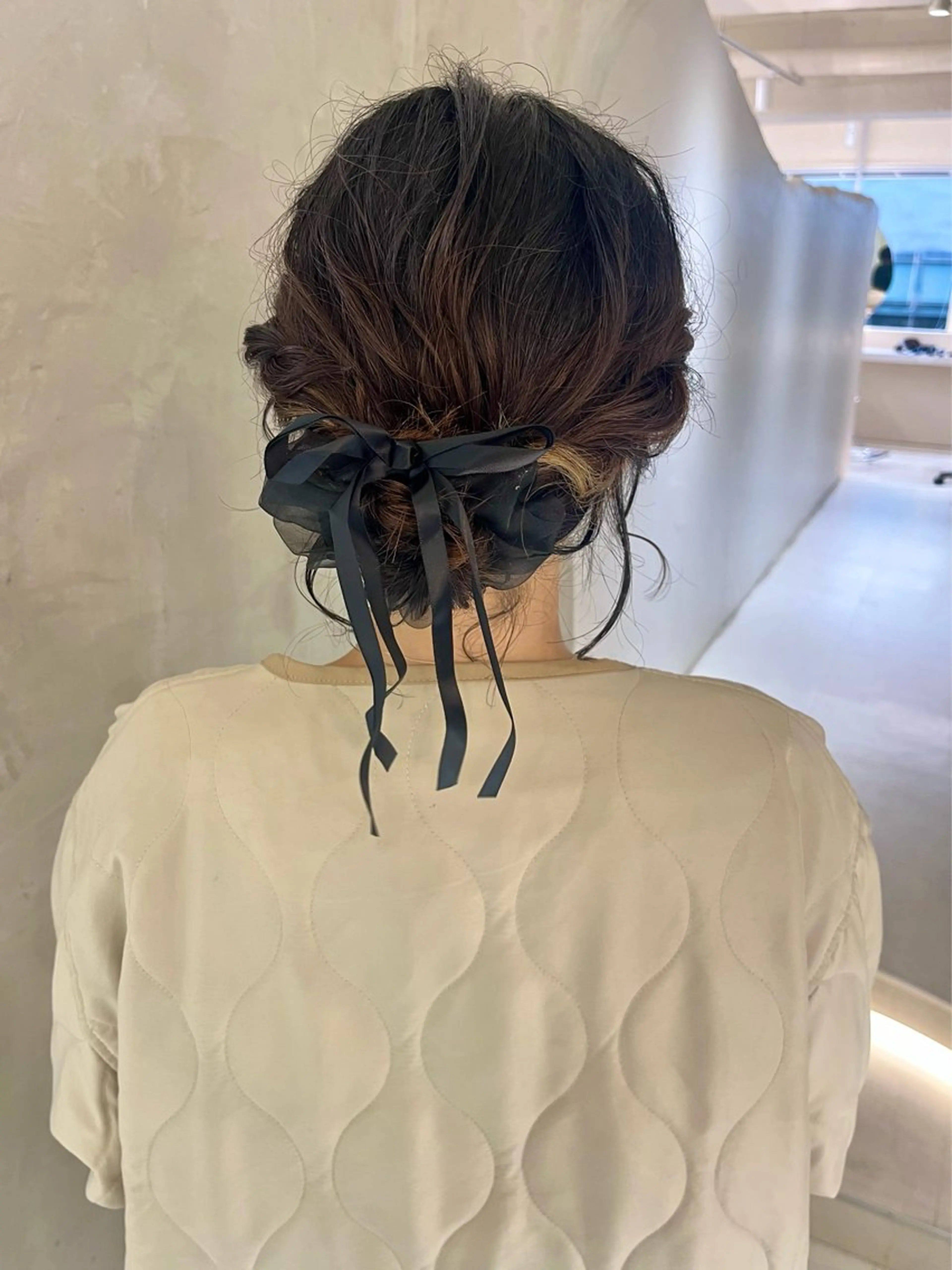 ヘアアレンジ effect横浜所属・切りっぱなしボブ/ 艶カラー/綾莉のヘアスタイル