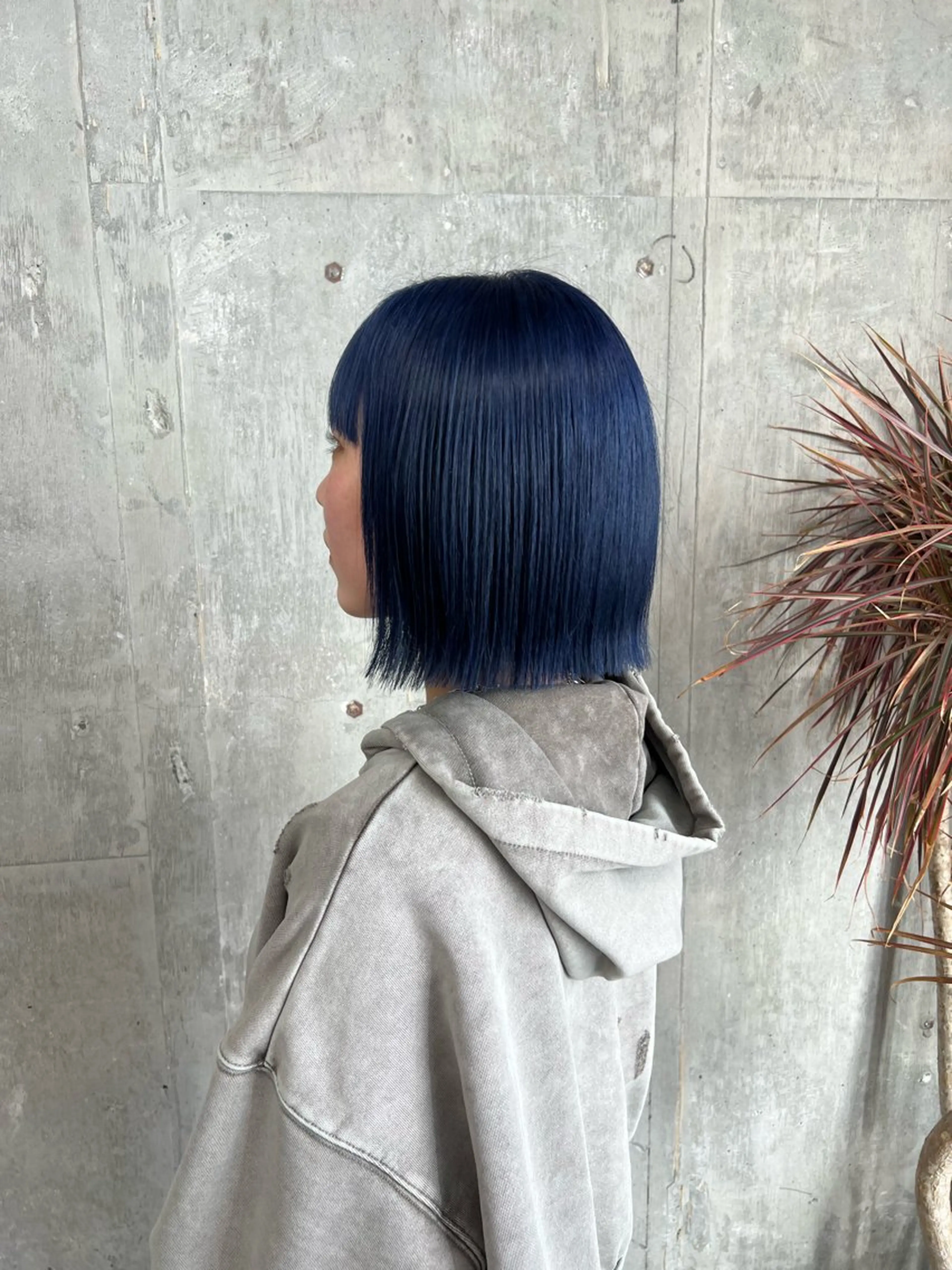 ミディアム カラー カット ヘアカラー トリートメント era所属・azumi/ボブ/暖 色/オリーブ/縮毛のヘアスタイル