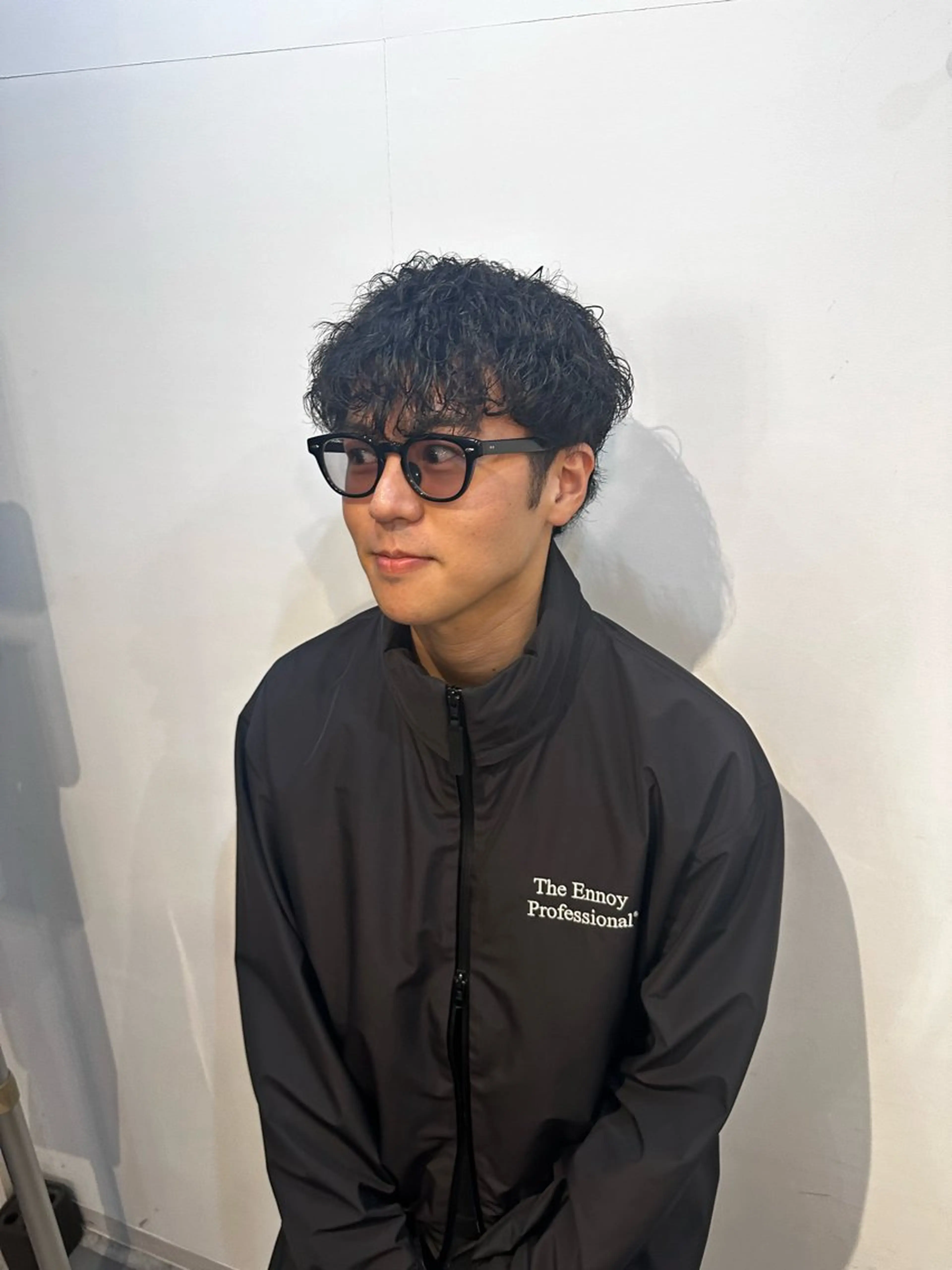 パーマ メンズ メンズパーマ 波巻きパーマ SOURCE hair space所属・林 南美のヘアスタイル