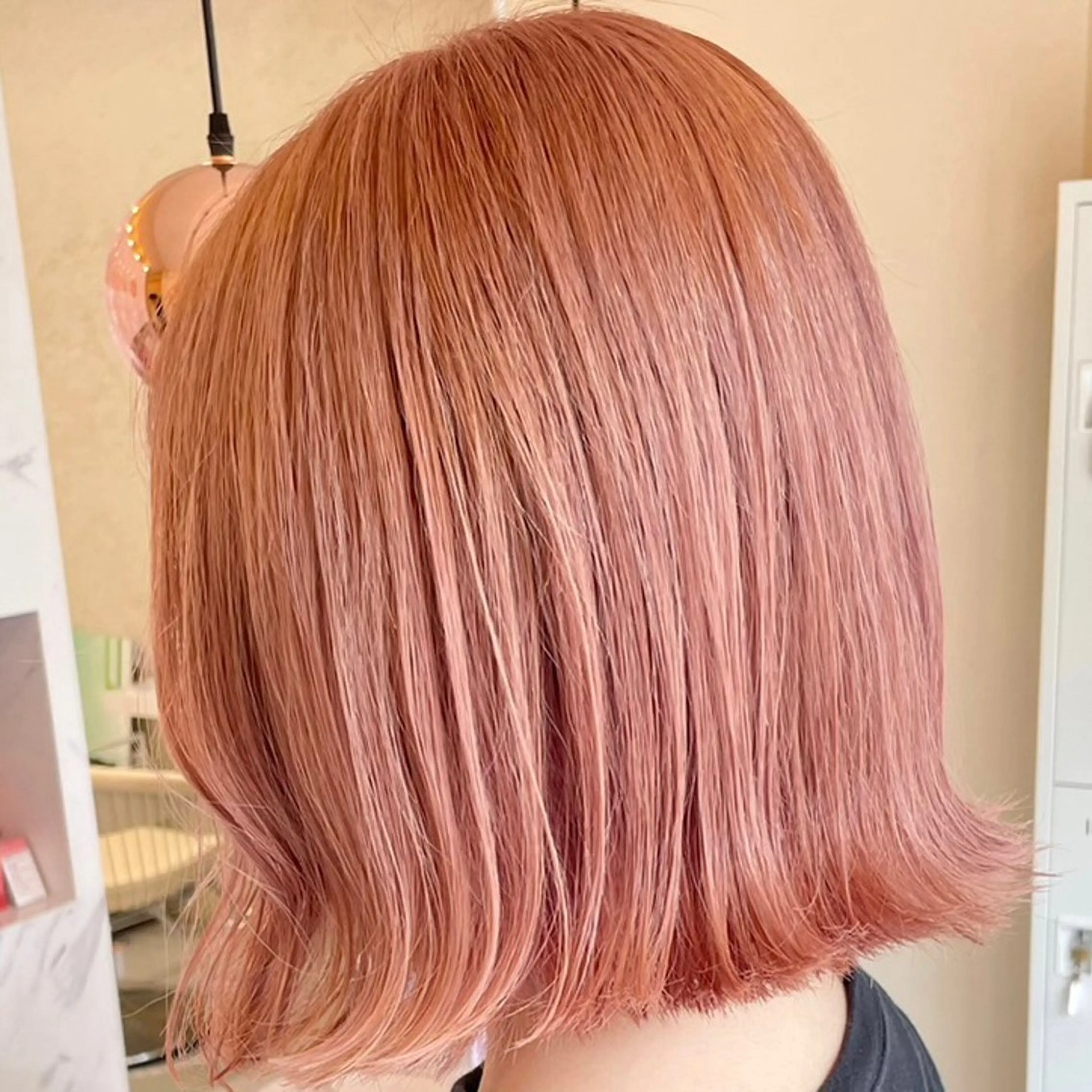 セミロング カラー パーマ/ダブルカラー ブリーチ⭐️海斗のヘアスタイル