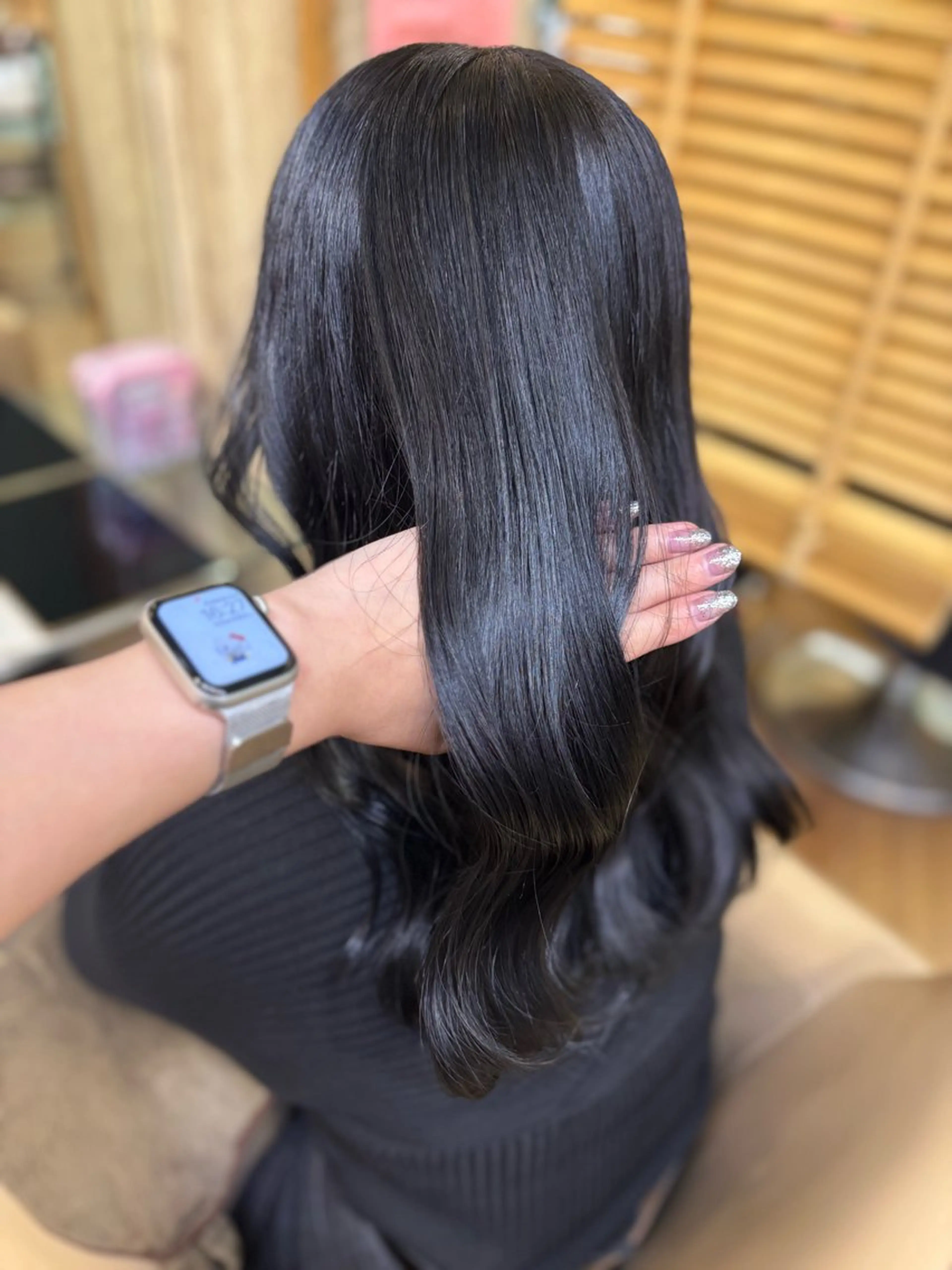 カラー ヘアカラー トリートメント 艶盛れ透明感カラー/ kanna🖤のヘアスタイル