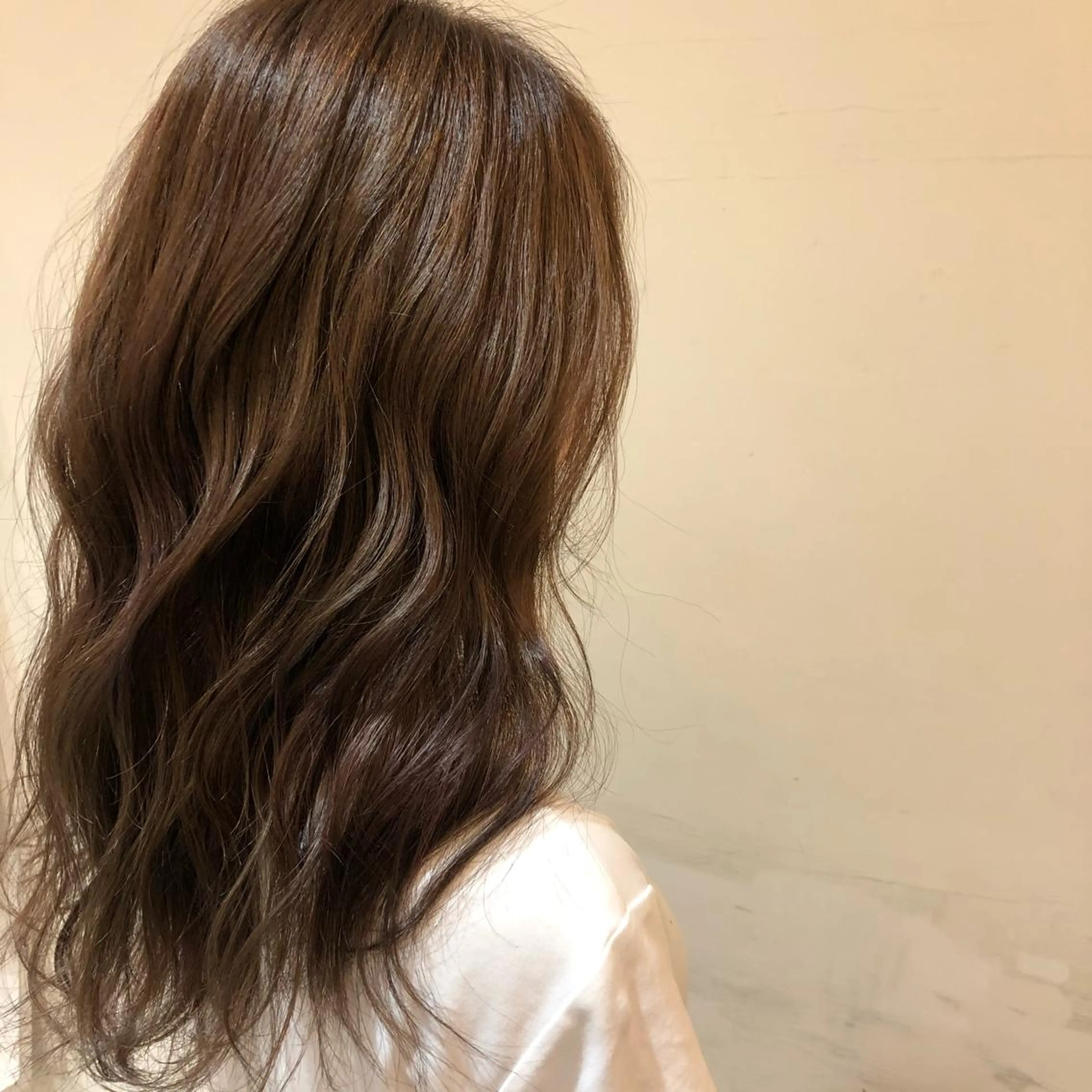 ロング カラー 韓国風レイヤーカット 松葉翔のヘアスタイル