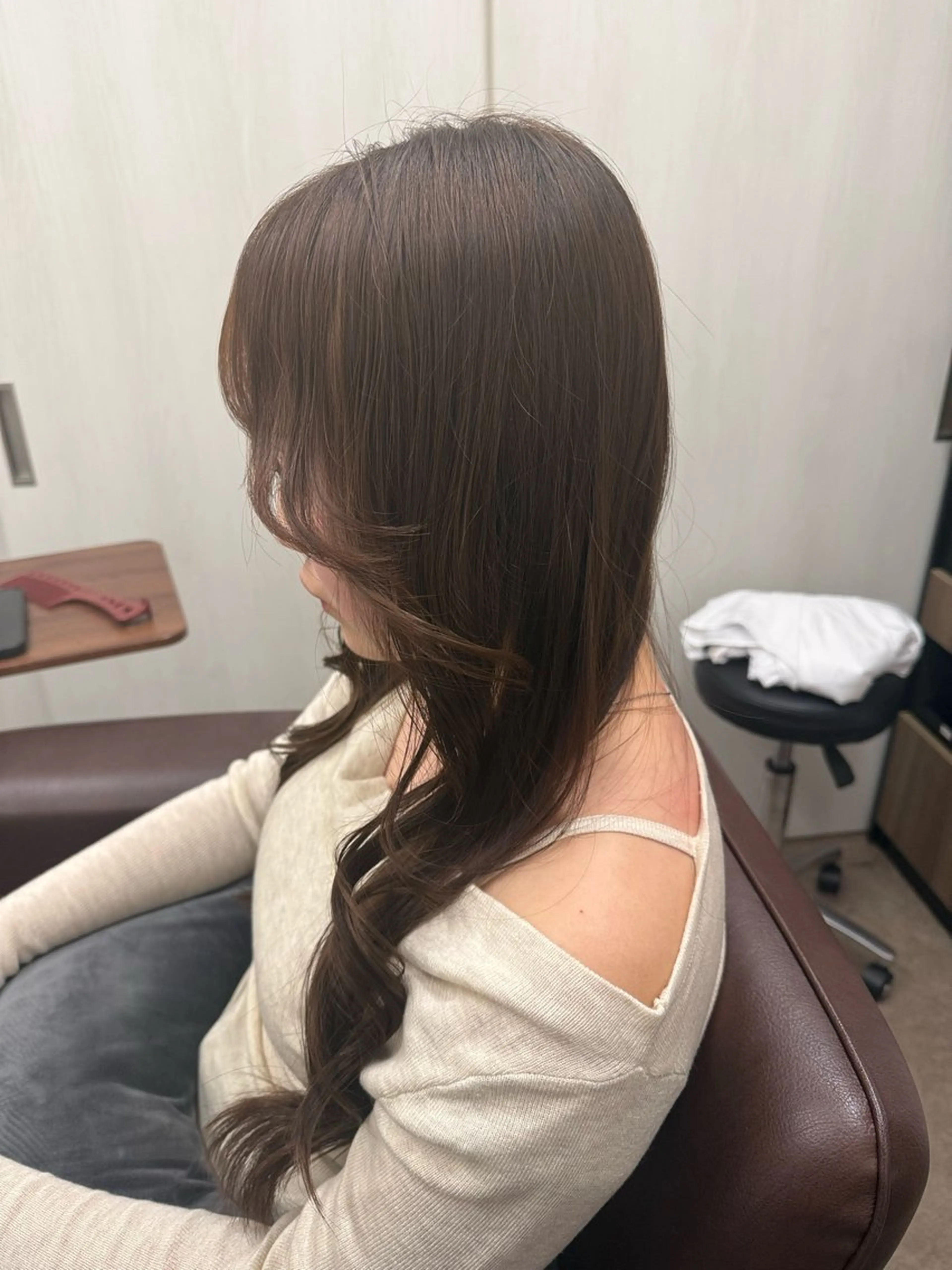 ロング カット トリートメント 髪質改善🪽半個室 サロン新宿3丁目のヘアスタイル