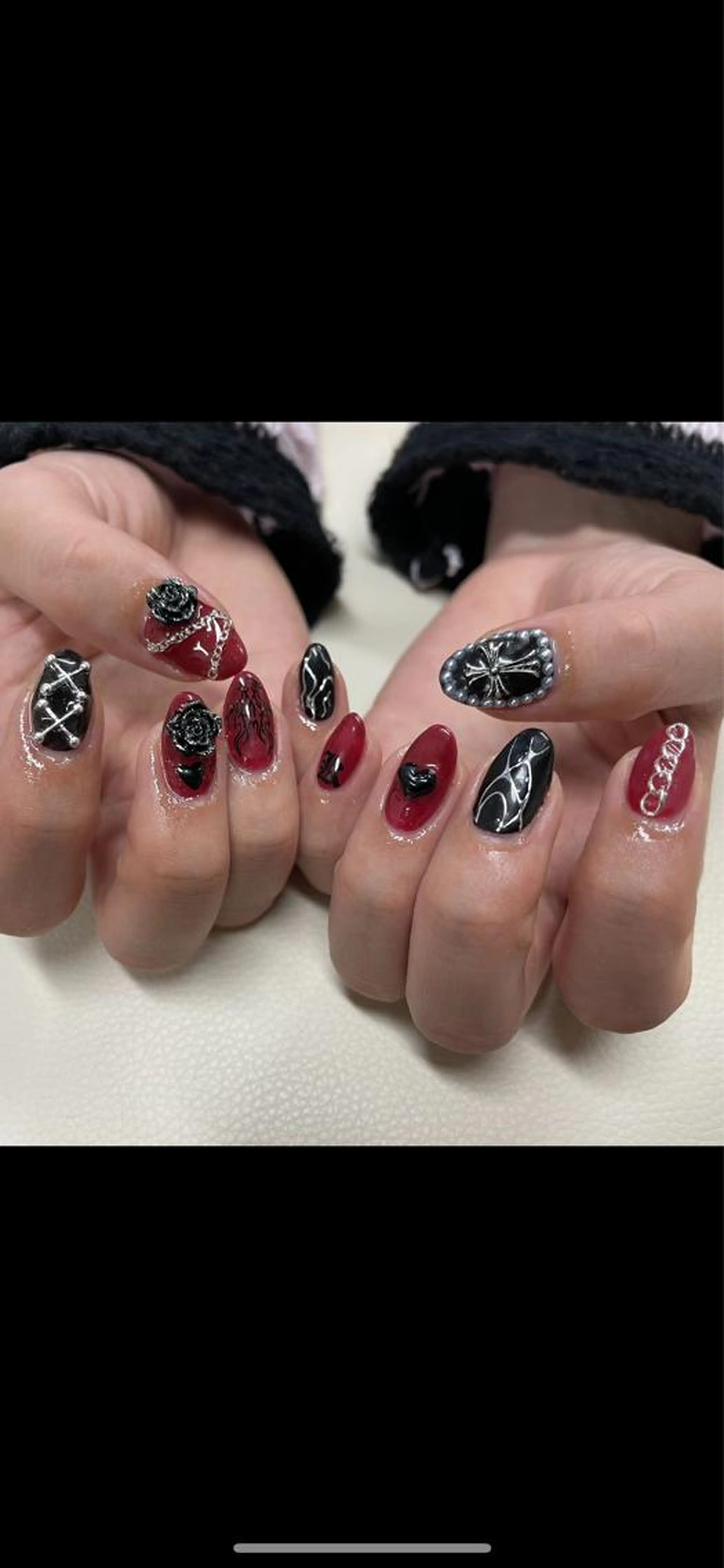 【ミニモ学割】パーツのせ放題ネイルの写真