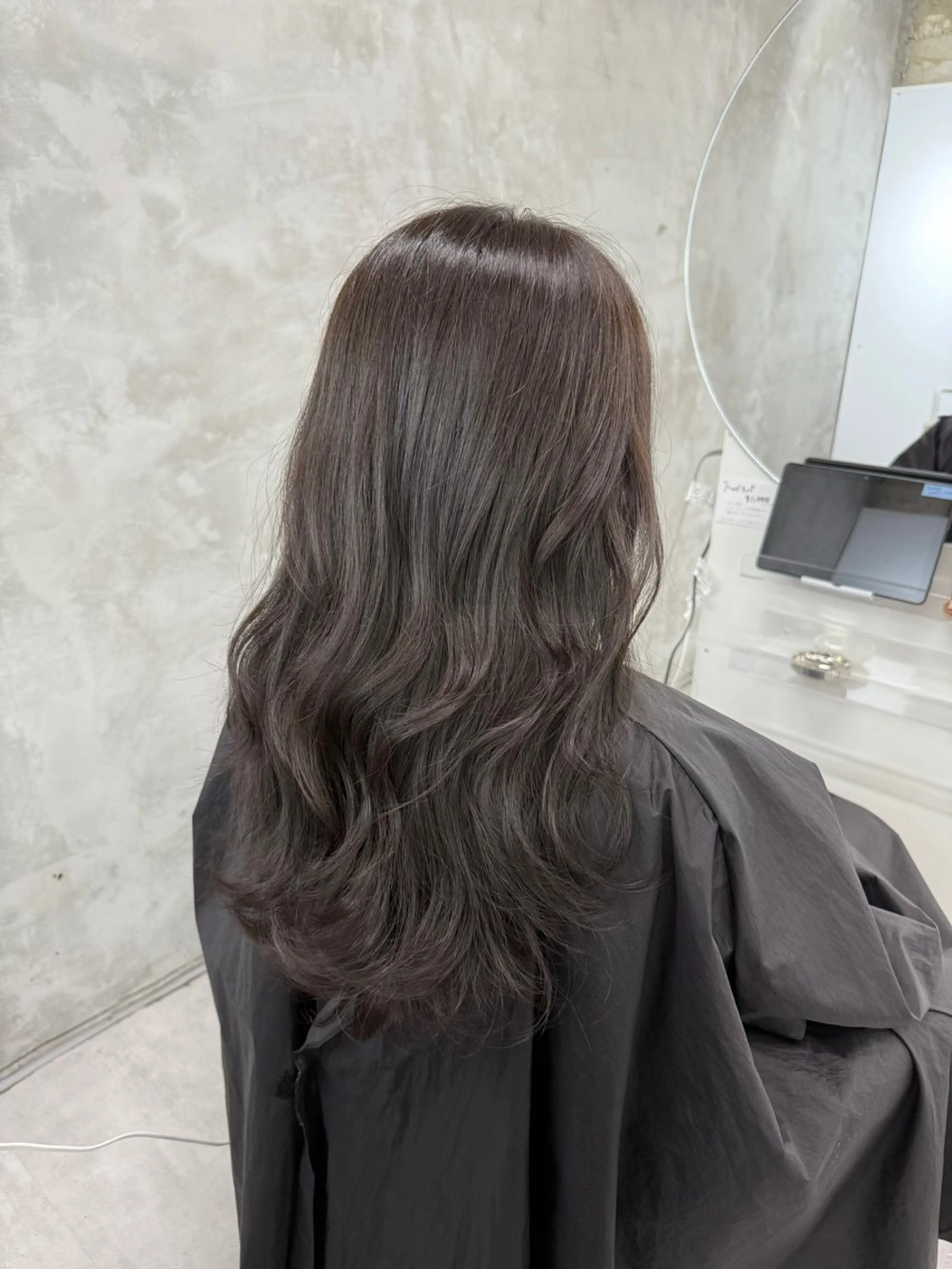 ロング カラー カット ヘアカラー トリートメント yuuna ✮ レイヤーカットのヘアスタイル