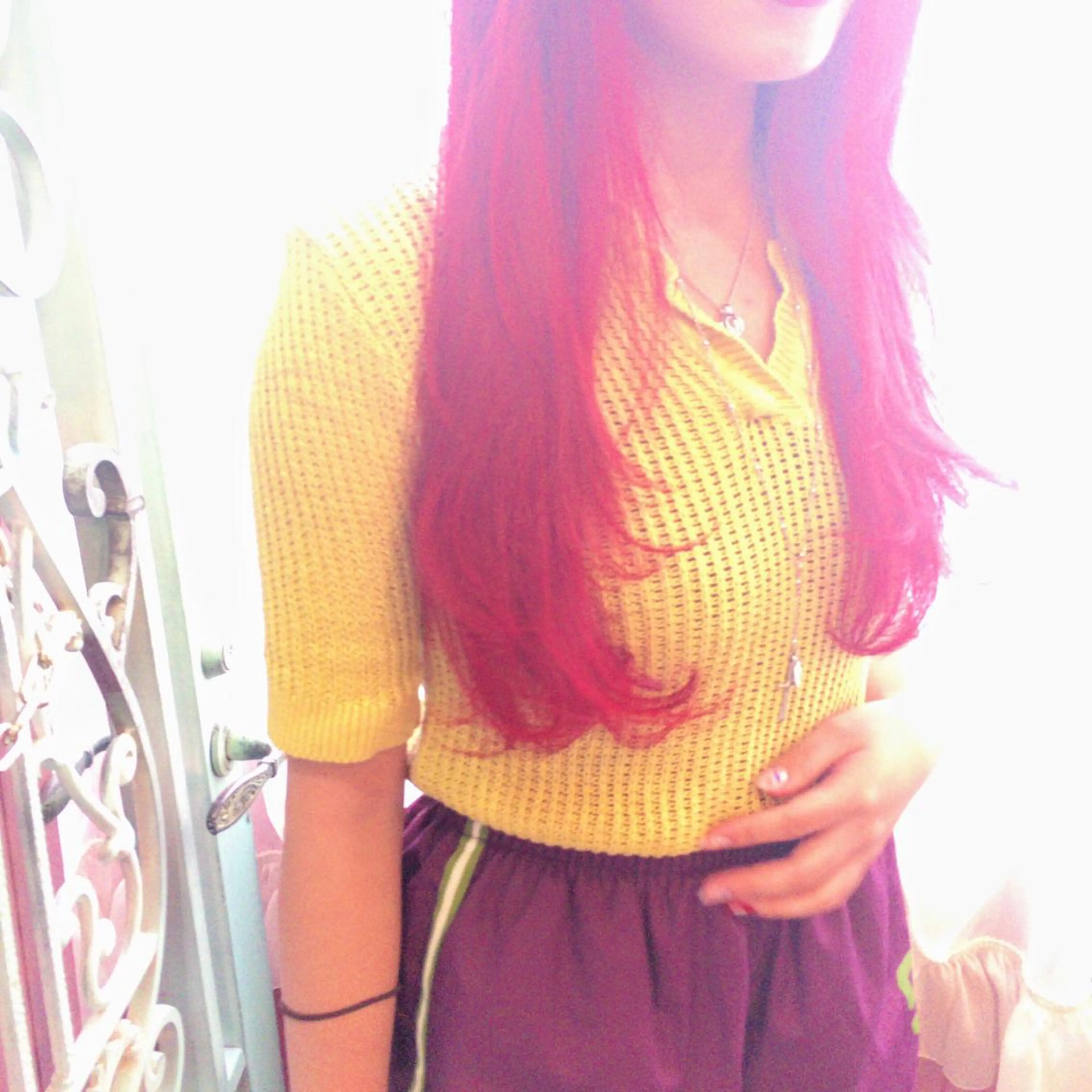 セミロング カラー パーマ ヘアアレンジ ヘアカラー ヘアセット 表参道Lise おおいしおりのヘアスタイル