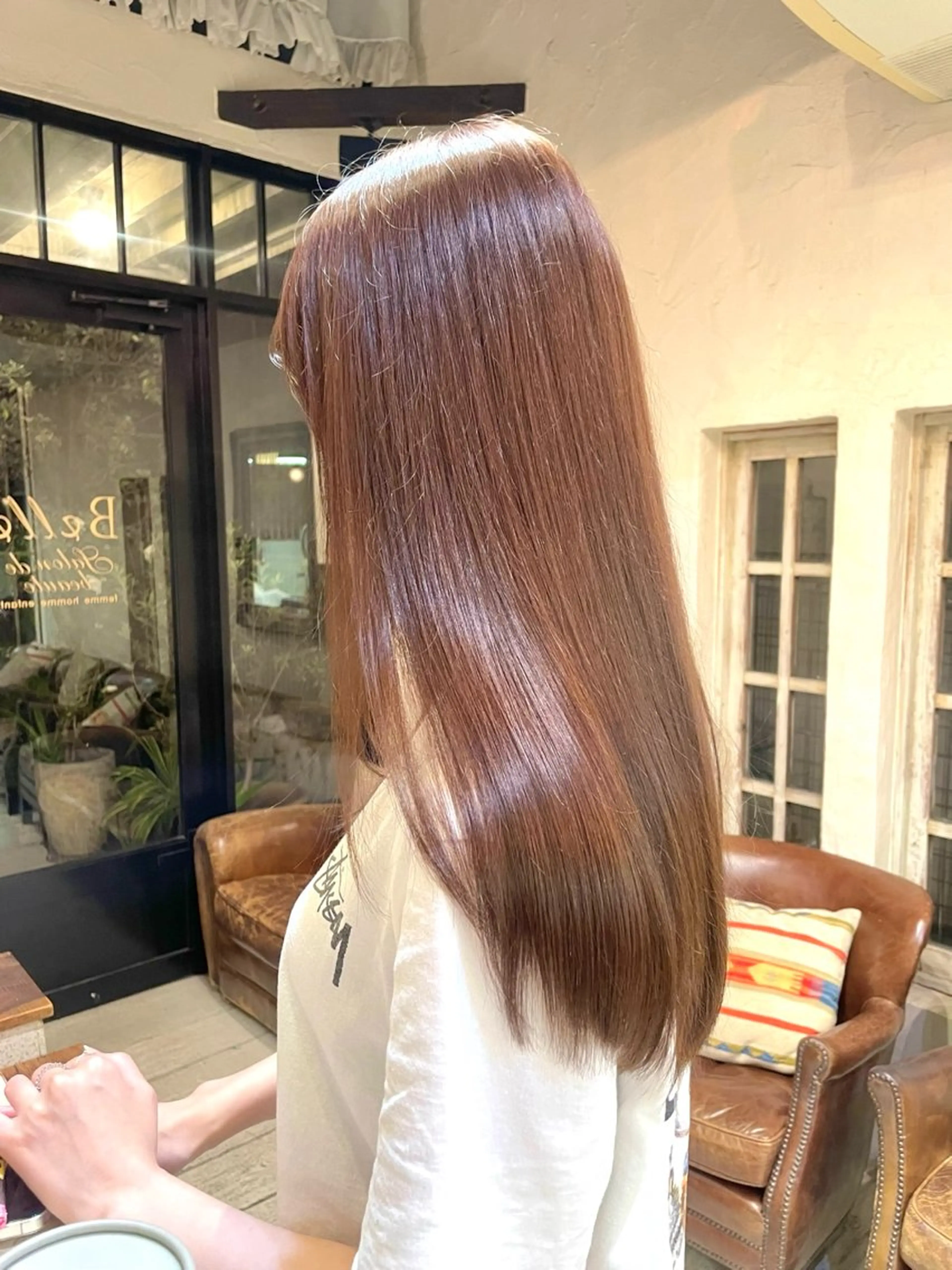 ロング カラー Luce横浜店所属・yuu 🪴 透明感 カラー/メンズパーマのヘアスタイル