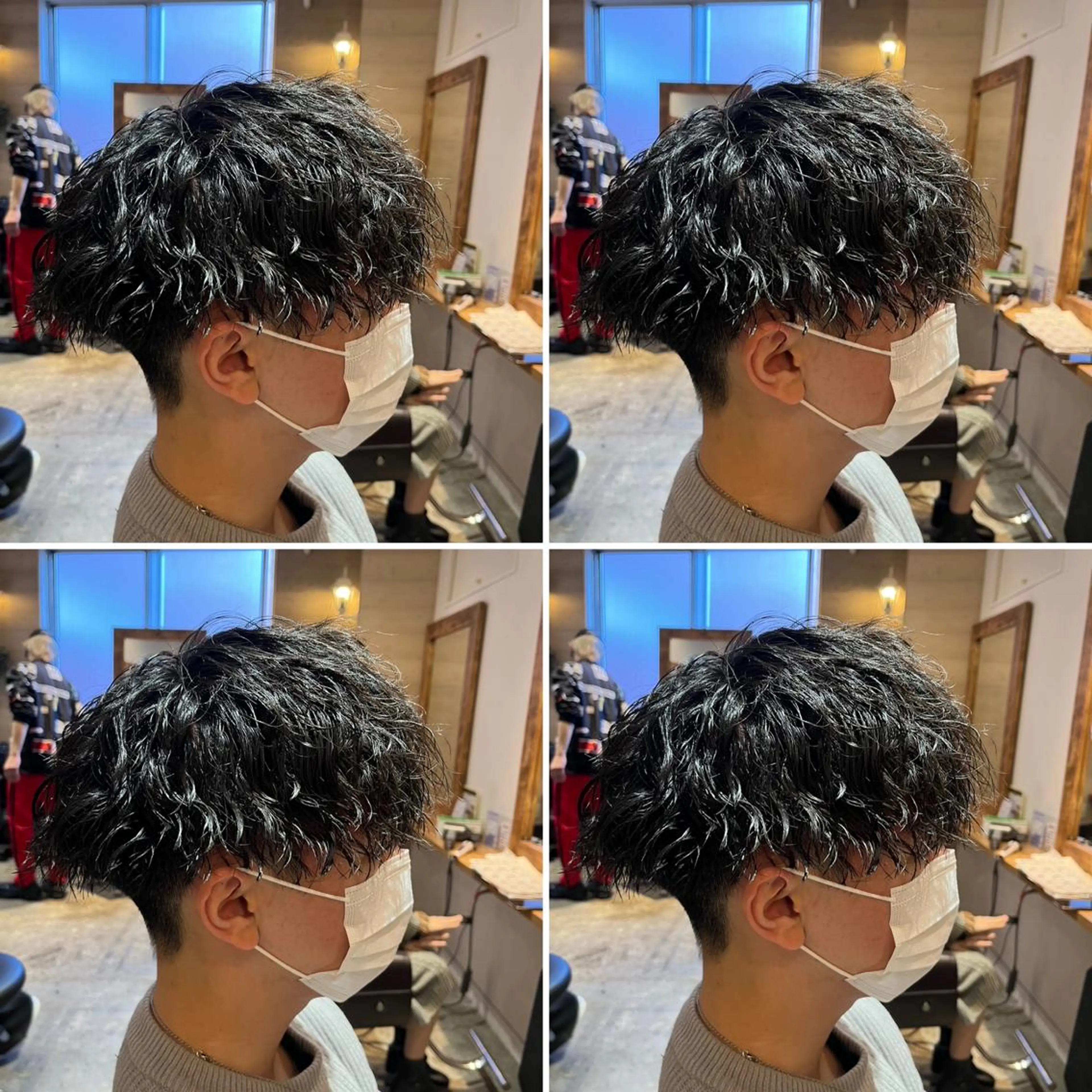 メンズ カット パーマ トリートメント ヘアセット 👑メンズパーマ特化 店長望月謙二郎👑のヘアスタイル