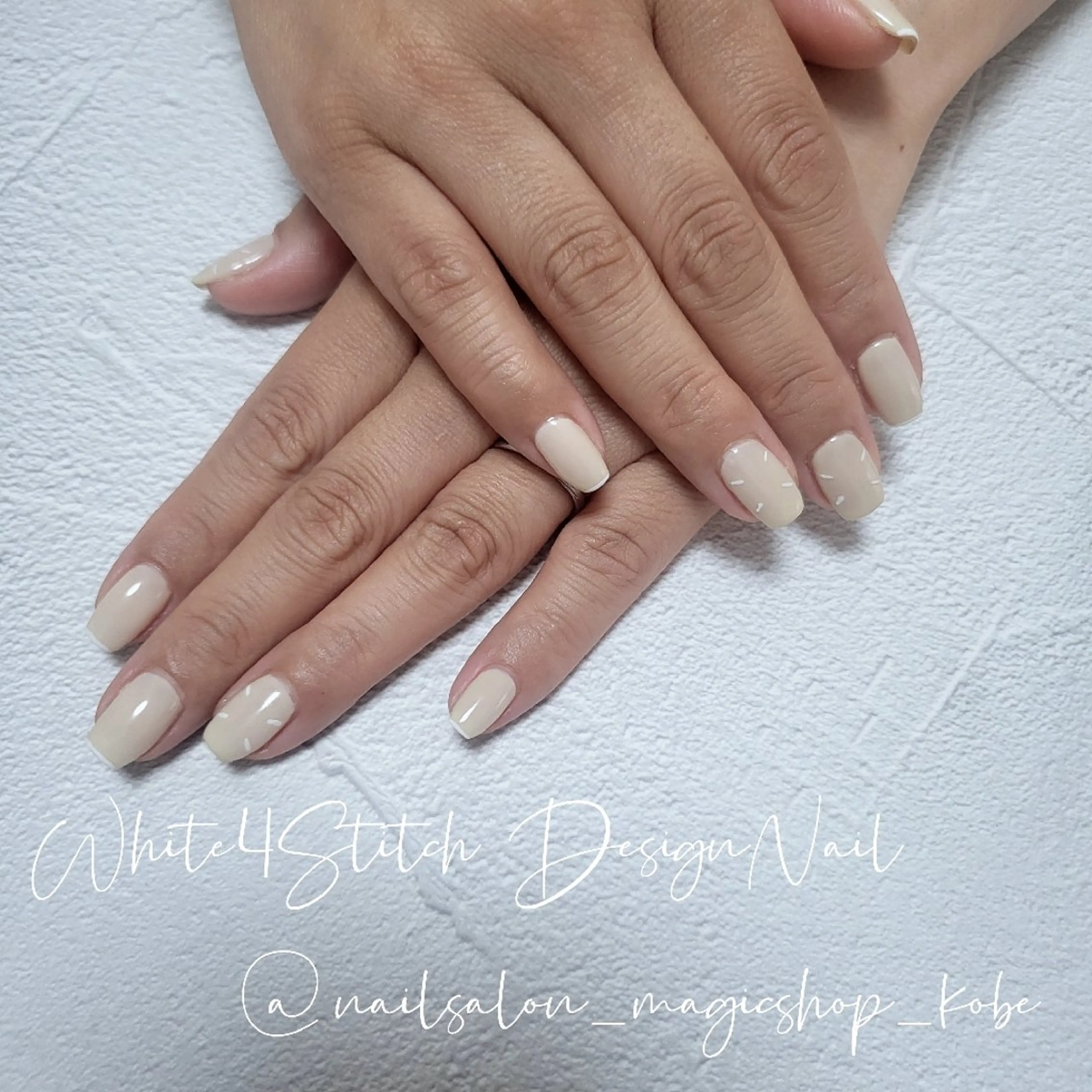 ネイル フレンチネイル ジェルネイル ワンカラーネイル シンプルネイル ソフトジェル ハンドネイル Nailsalon MagicShopのネイルデザイン