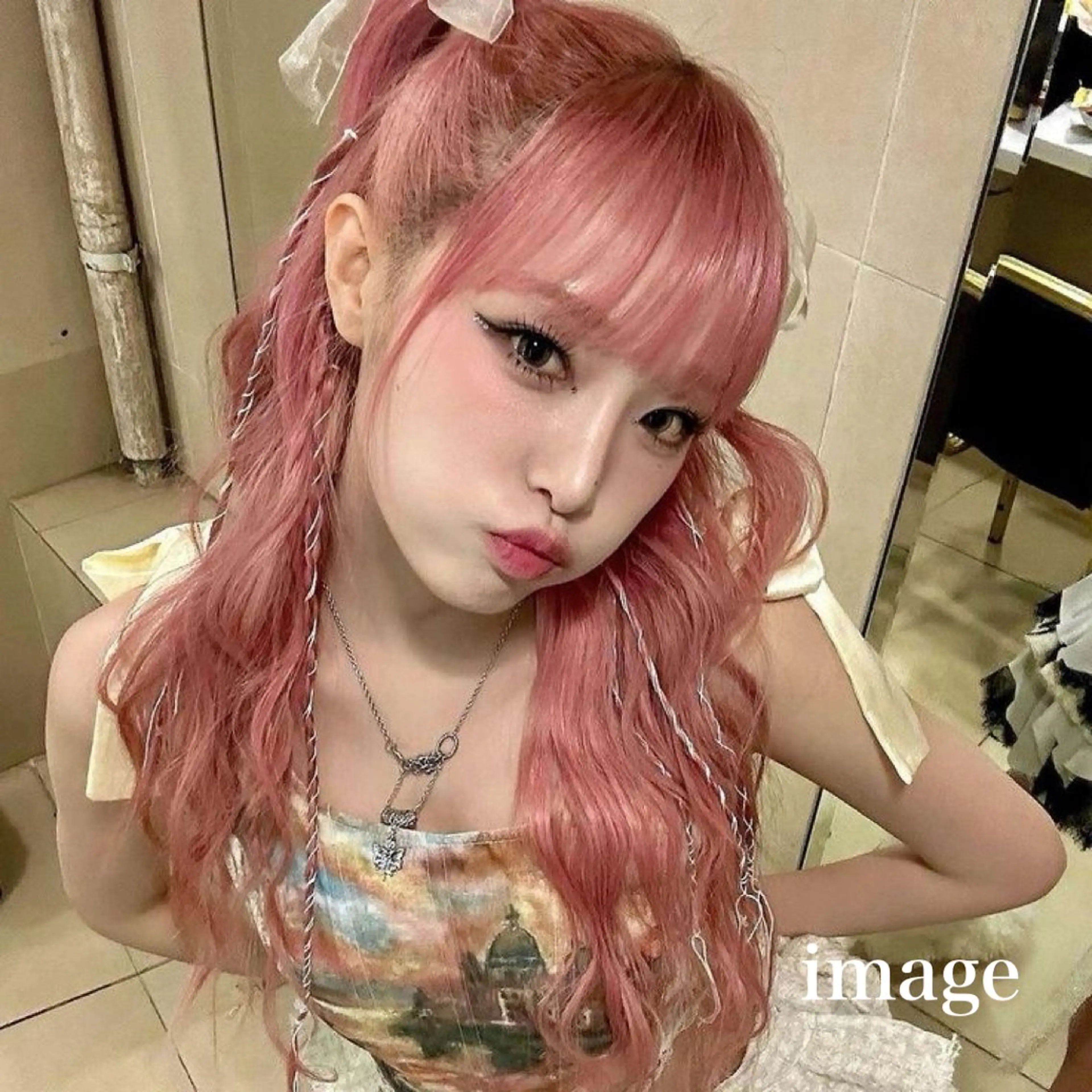 ロング 🥀ワンホン風暖色 レイヤーRISA🥀のヘアスタイル