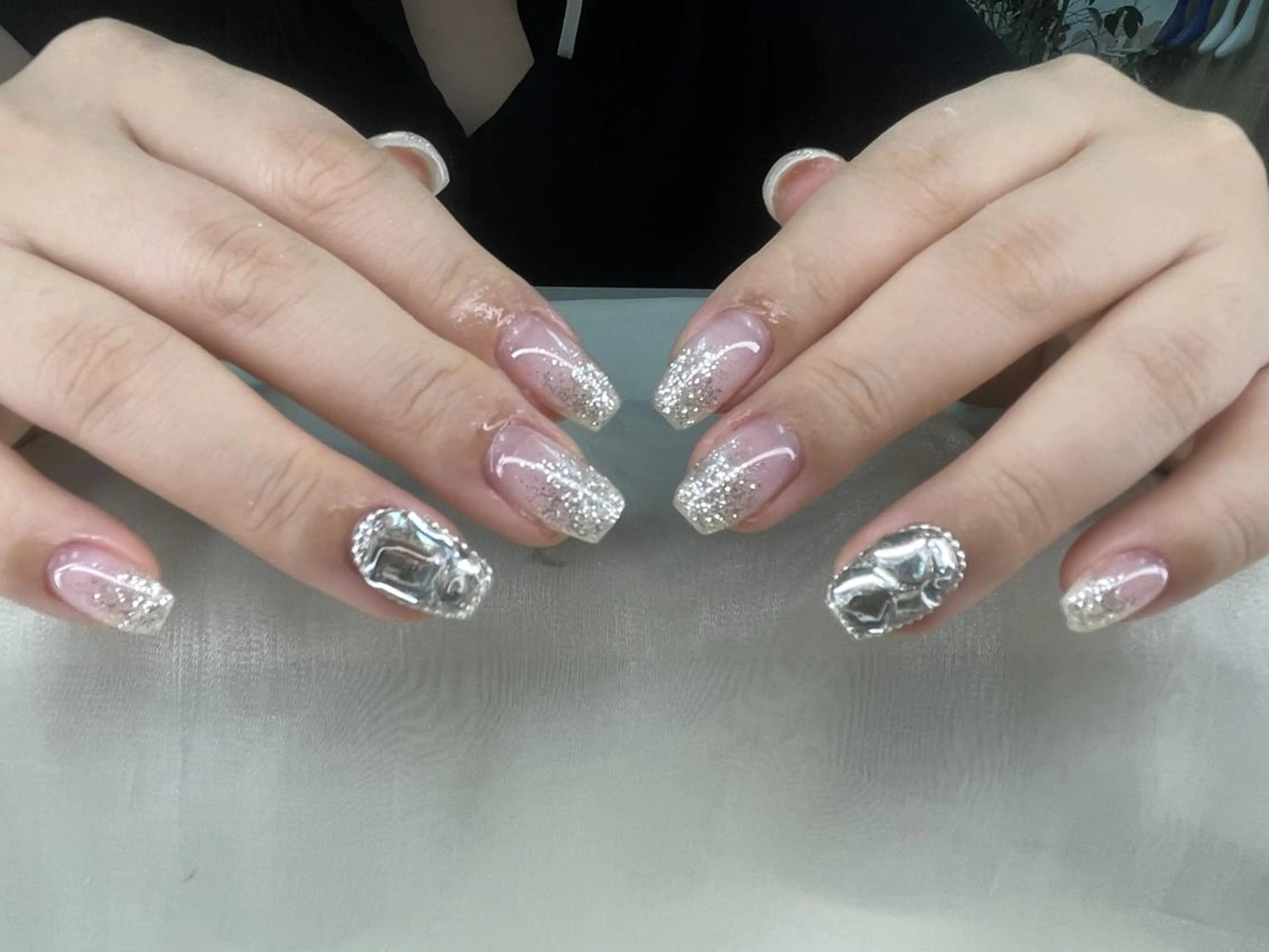 ❤️ワンカラー/ラメ/ラメグラ➕埋め尽くし2本（ご新規オフ無料)の写真