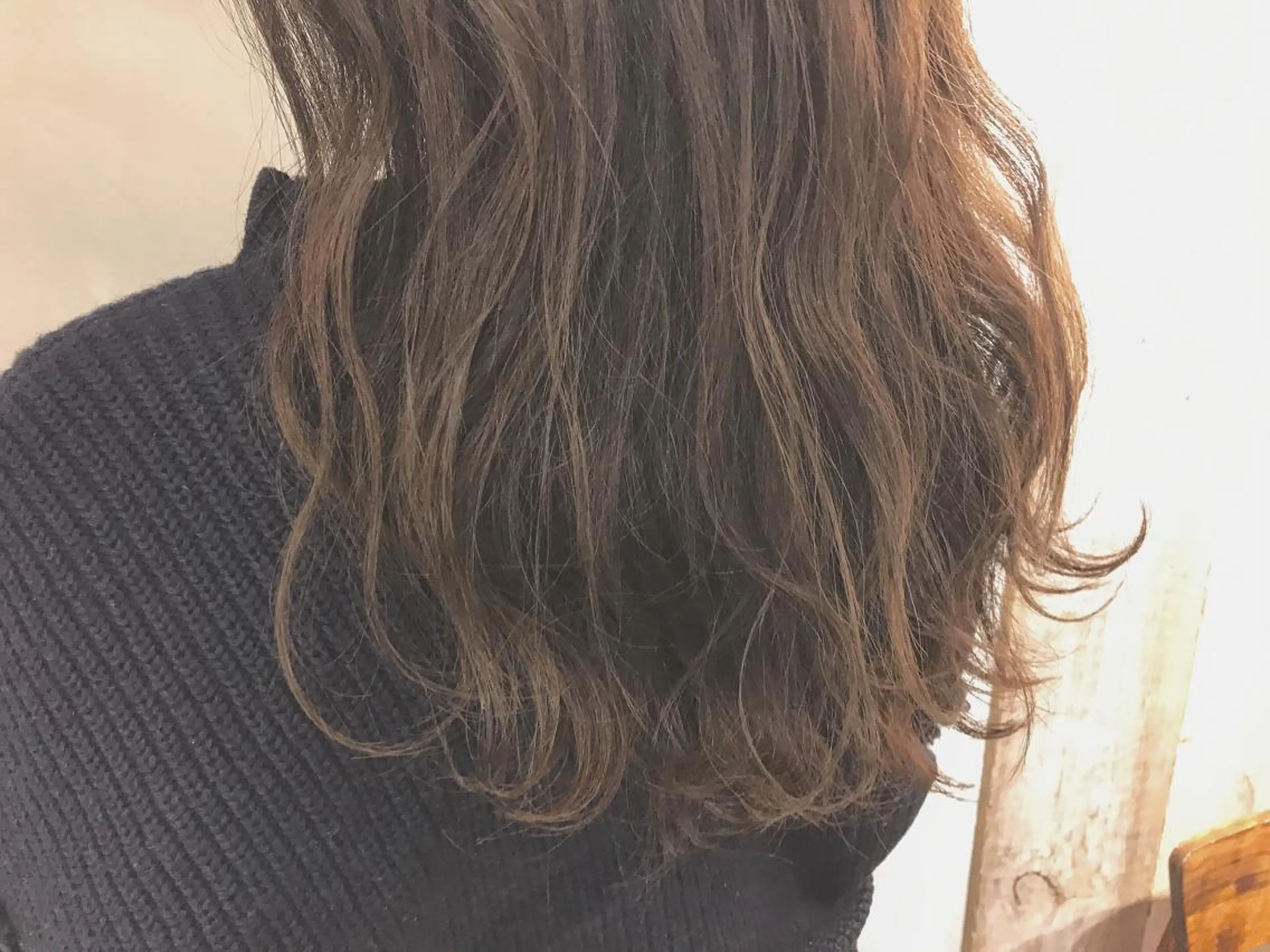 セミロング カラー パーマ ベージュカラー BRICK所属・［BRICK］Yui ナチュラル系の極みのヘアスタイル