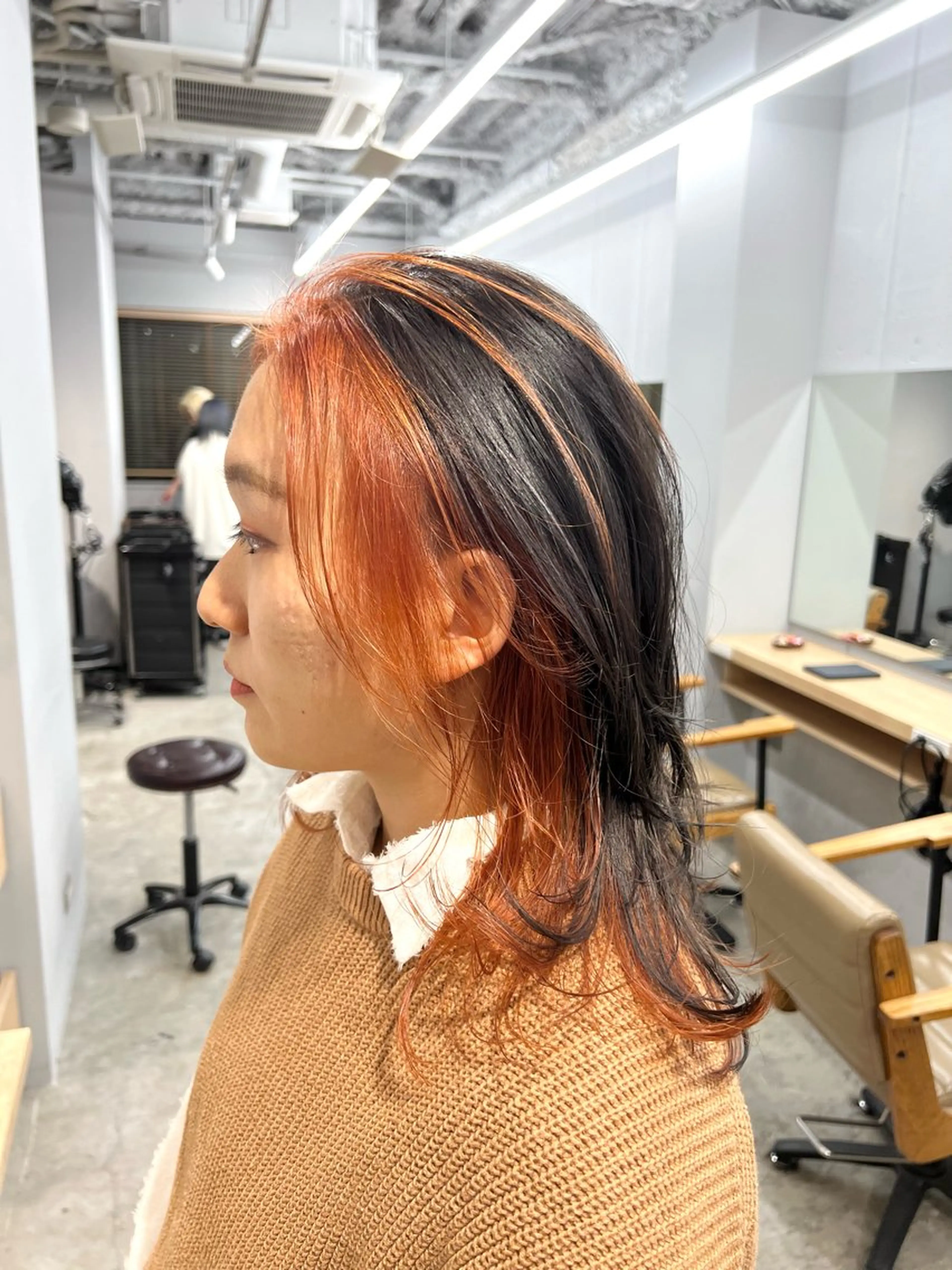 ミディアム カラー オレンジ 代表　YUKI ☆のヘアスタイル