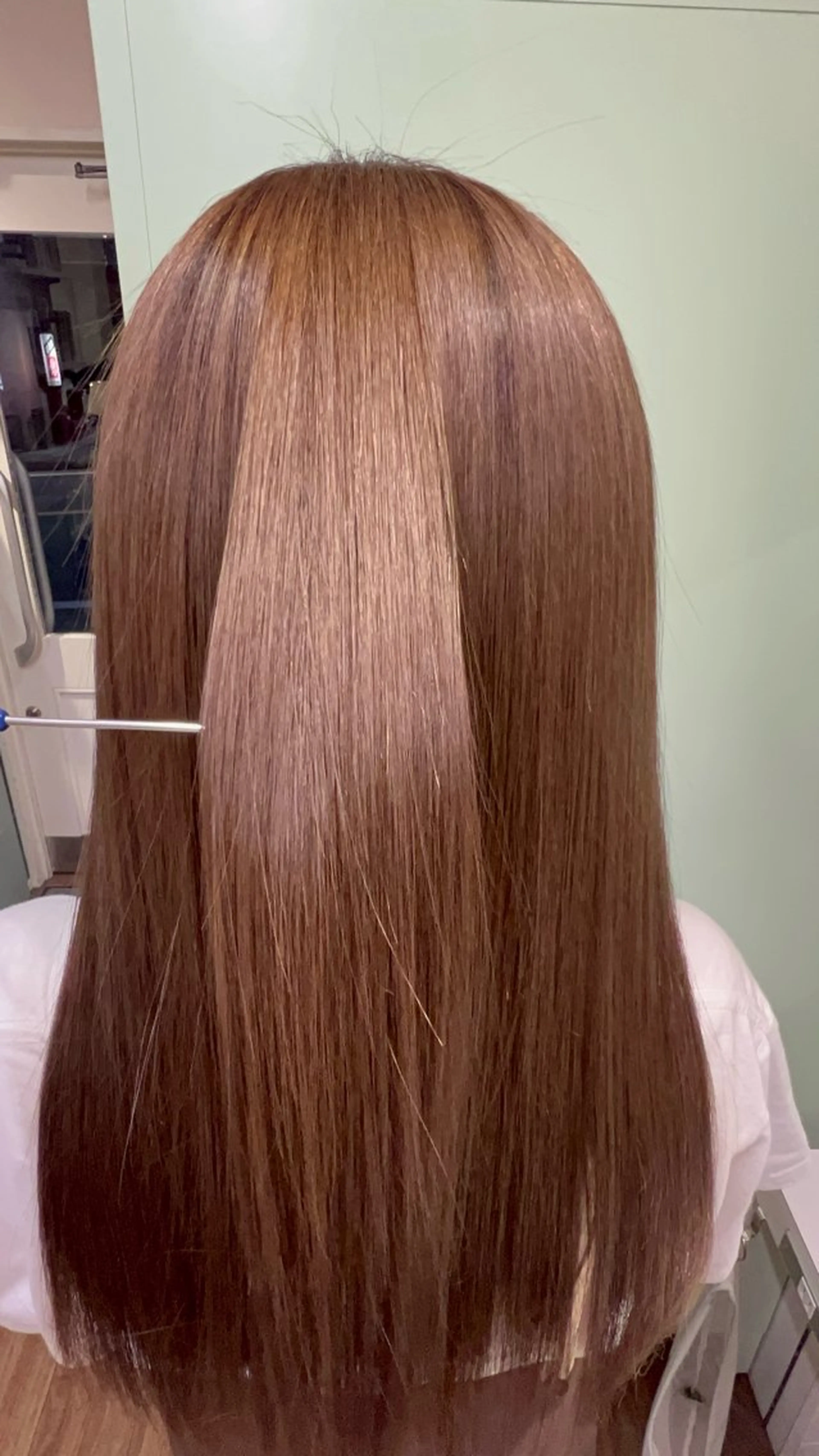 ロング カット 縮毛矯正 トリートメント 朝が楽になる艶髪縮毛 ✨中稲明梨のヘアスタイル