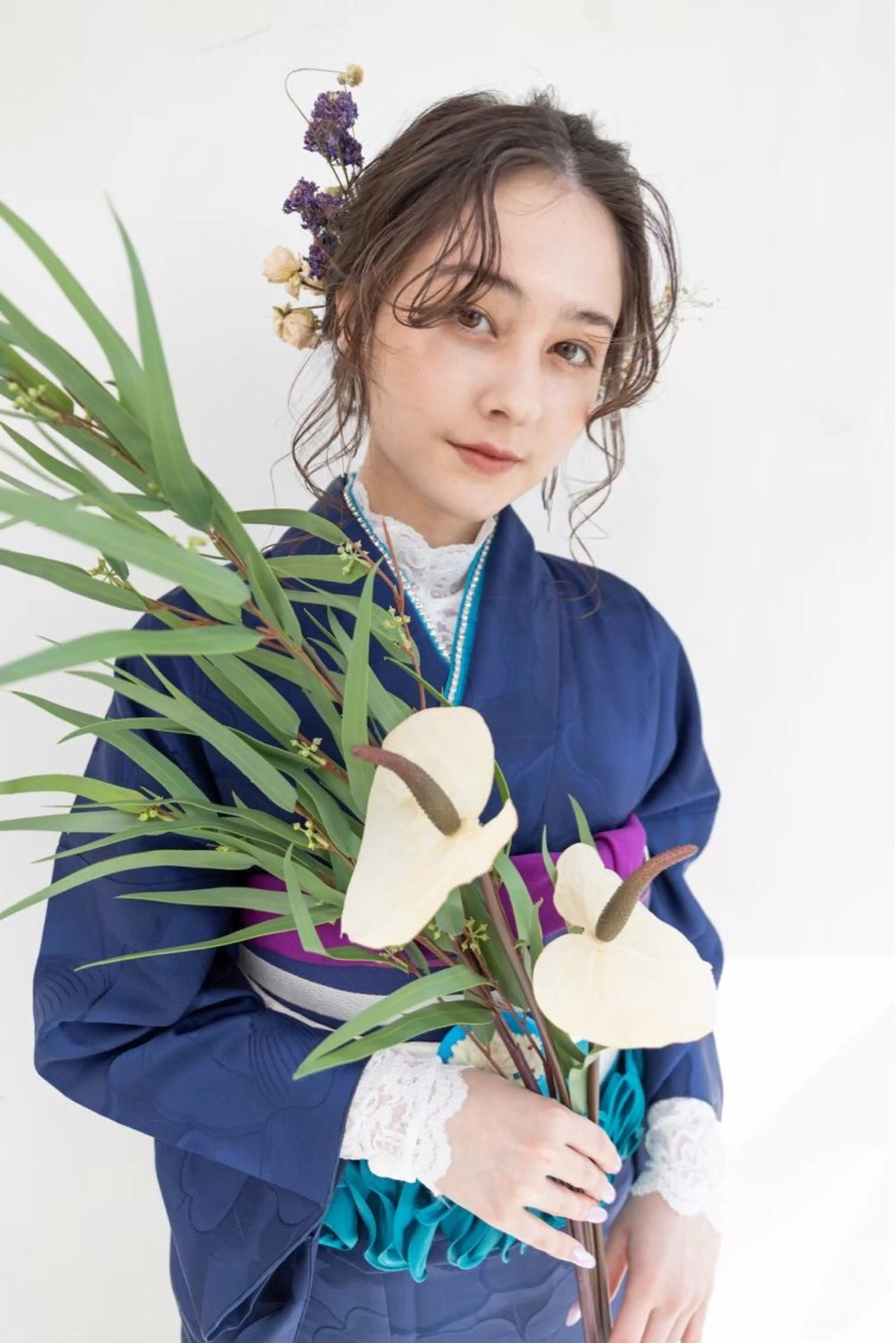 aya/小顔レイヤー /柔らかカラーのヘアスタイル