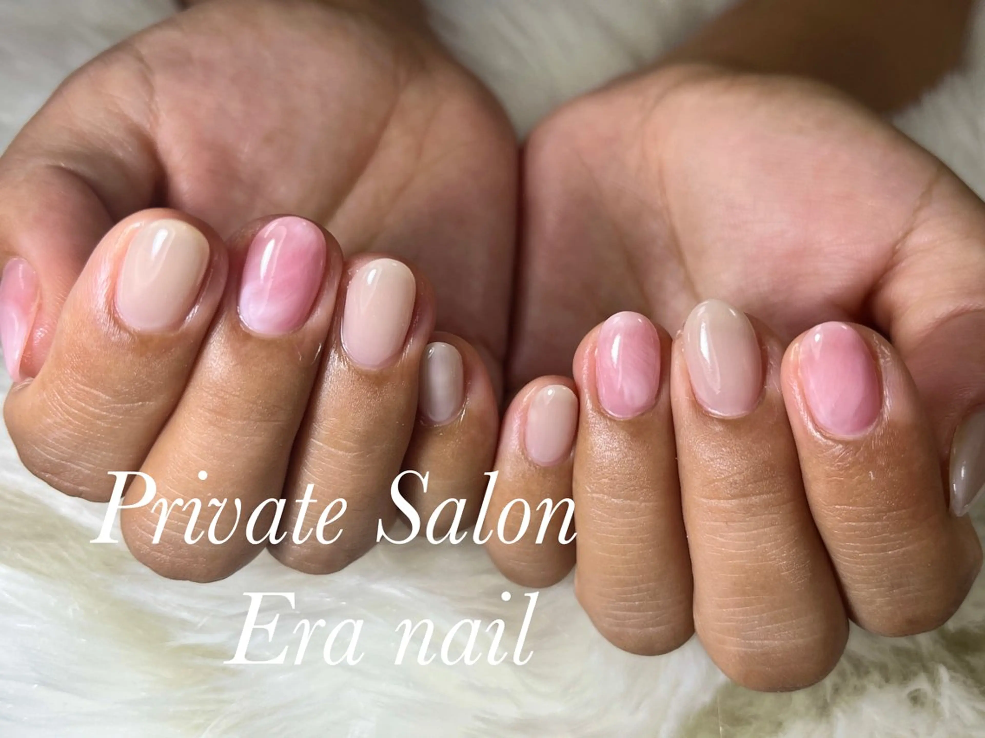 ネイル ニュアンスネイル シンプルネイル Era nailのネイルデザイン