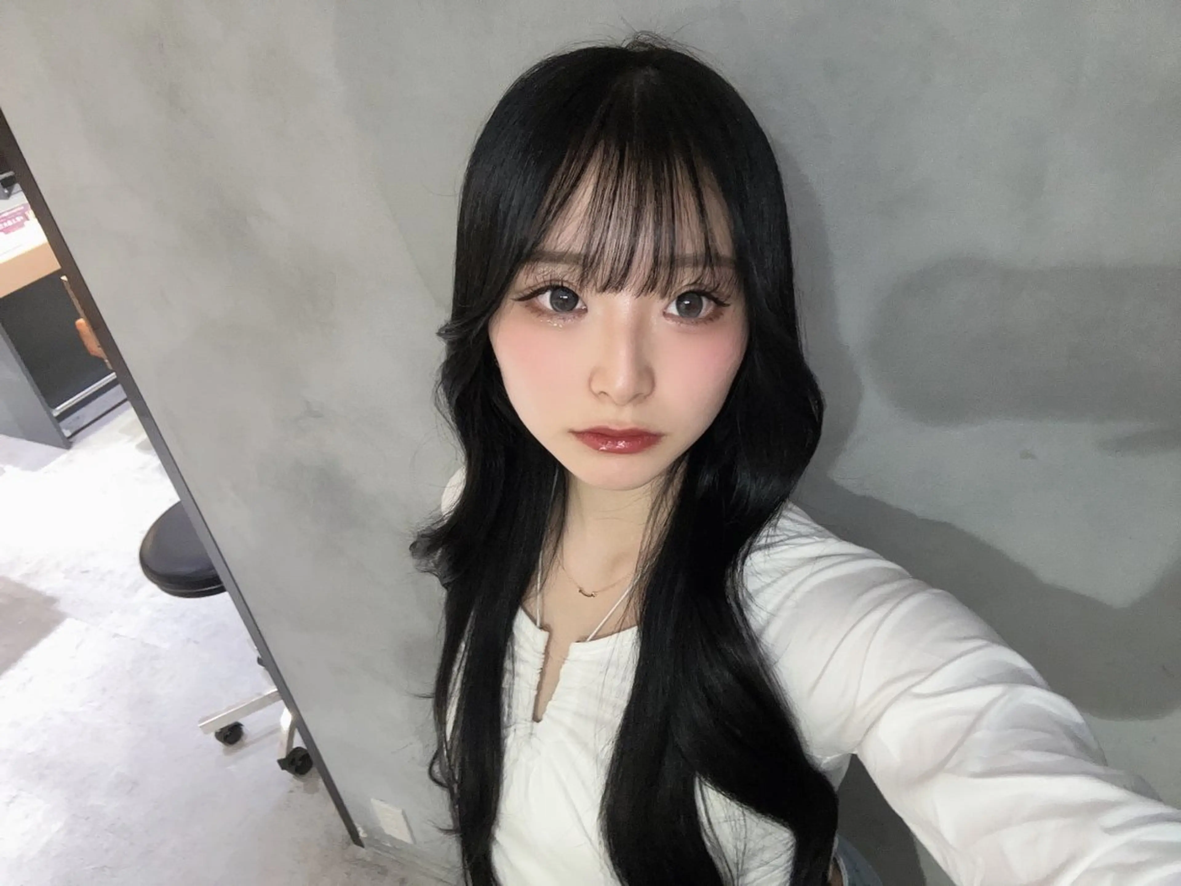 ロング 石山 洸平のヘアスタイル