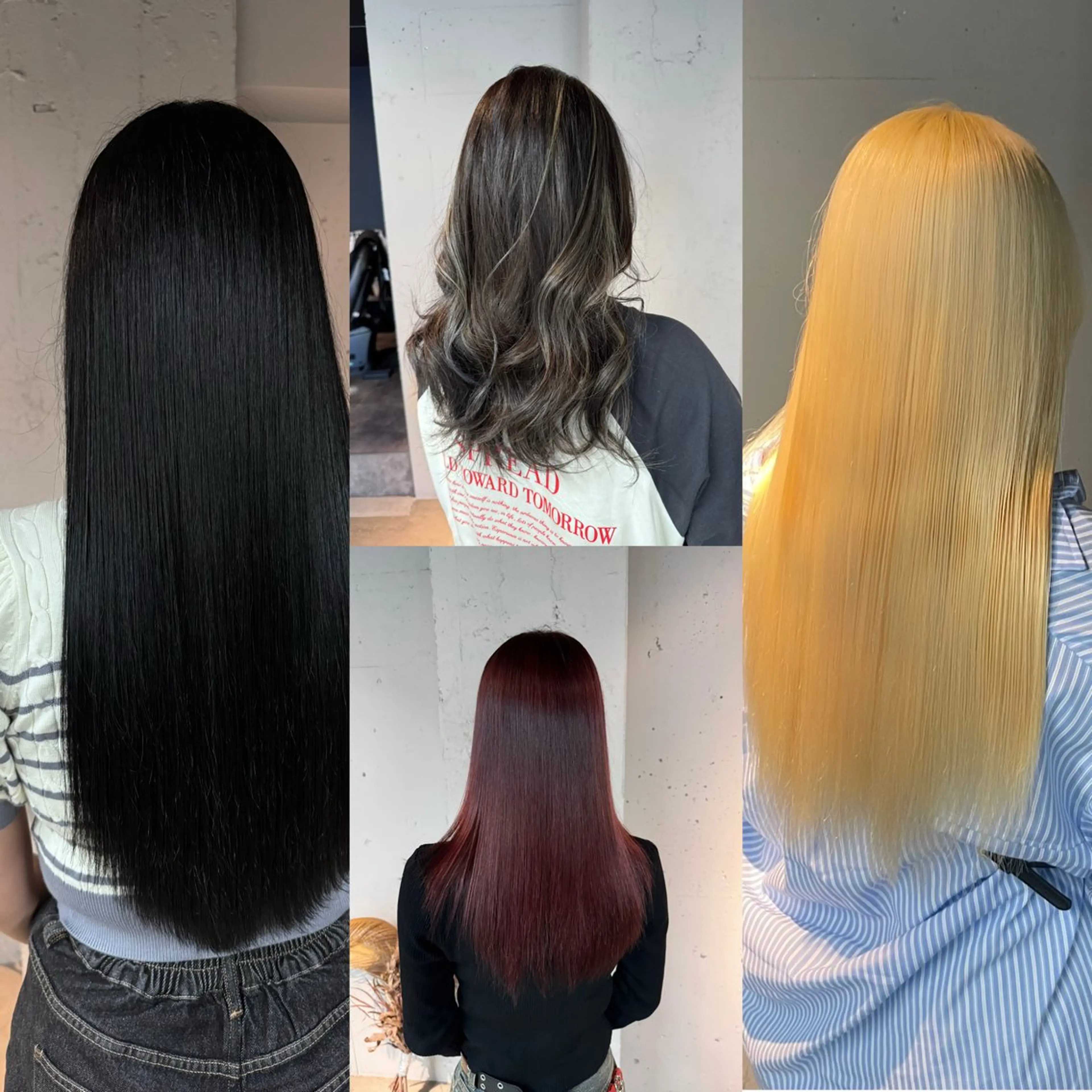 《ミニモ学割U24学生証ご提示ください》   前髪カット＋ブリーチカラー＋カラー＋FPボンドトリートメントの写真
